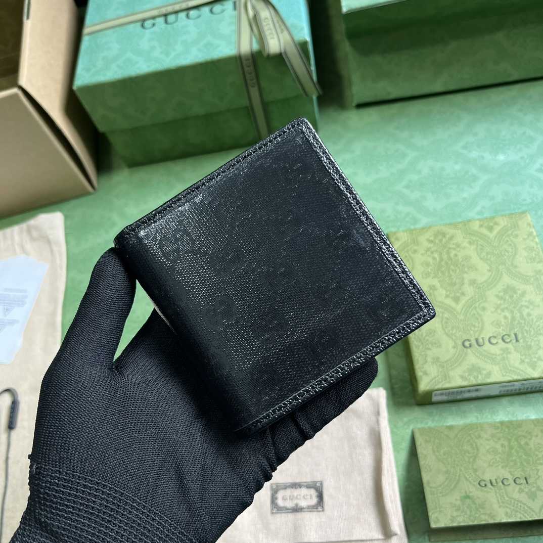 Gucci GG Crystal Bi-fold Wallet - FashionPlug