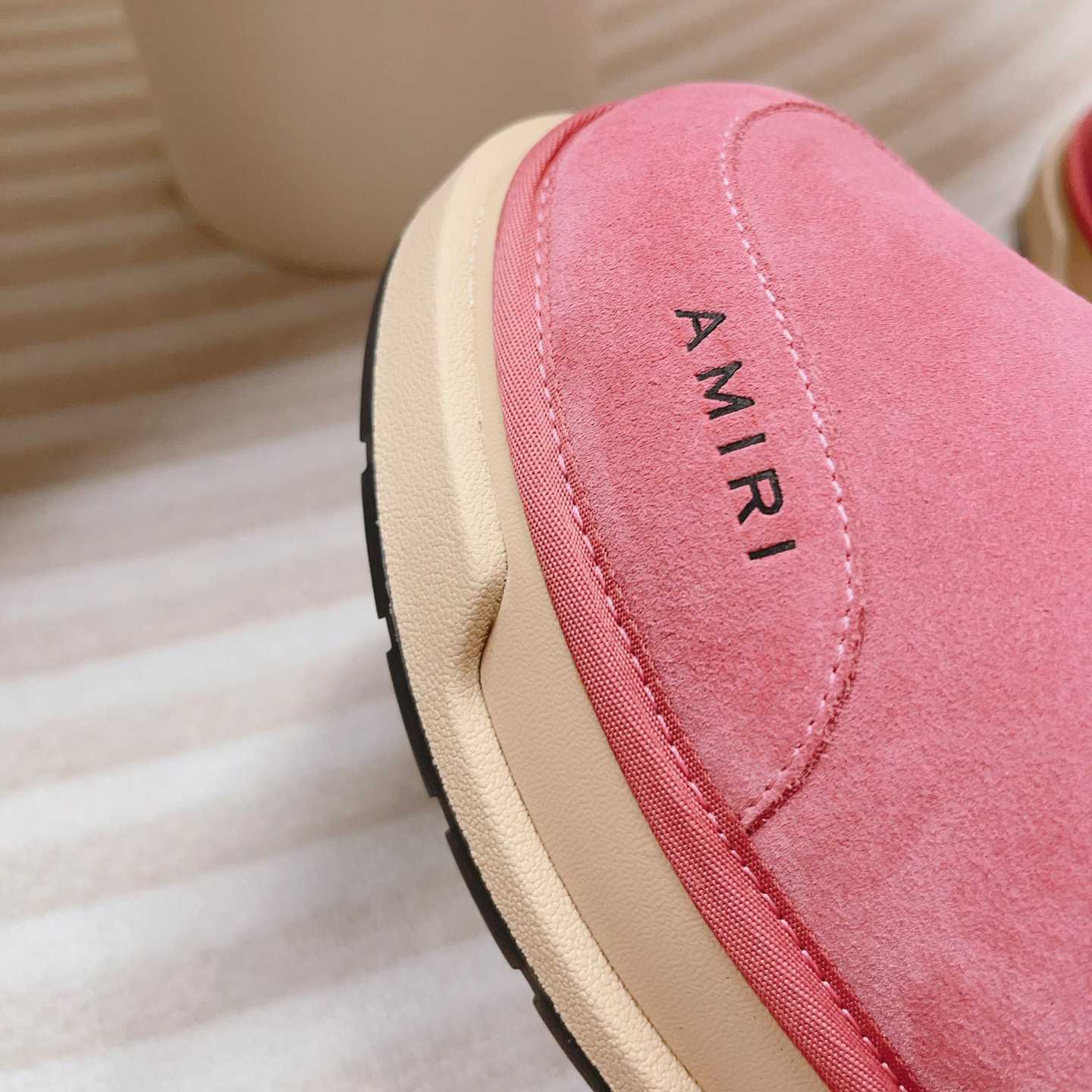 Amiri Malibu Shearling Lined Suede Boots - FashionPlug