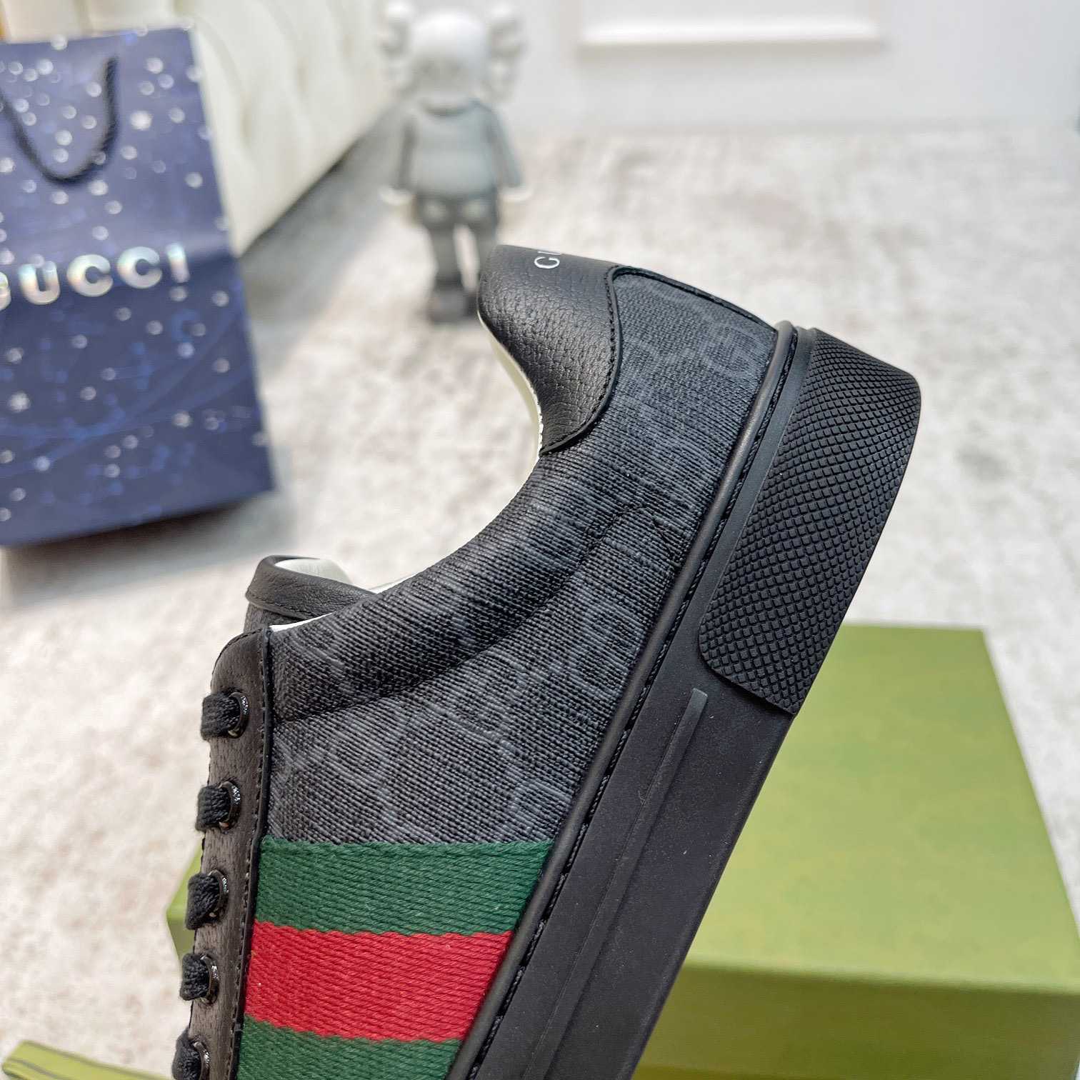 Gucci Ace Sneaker With Web - FashionPlug