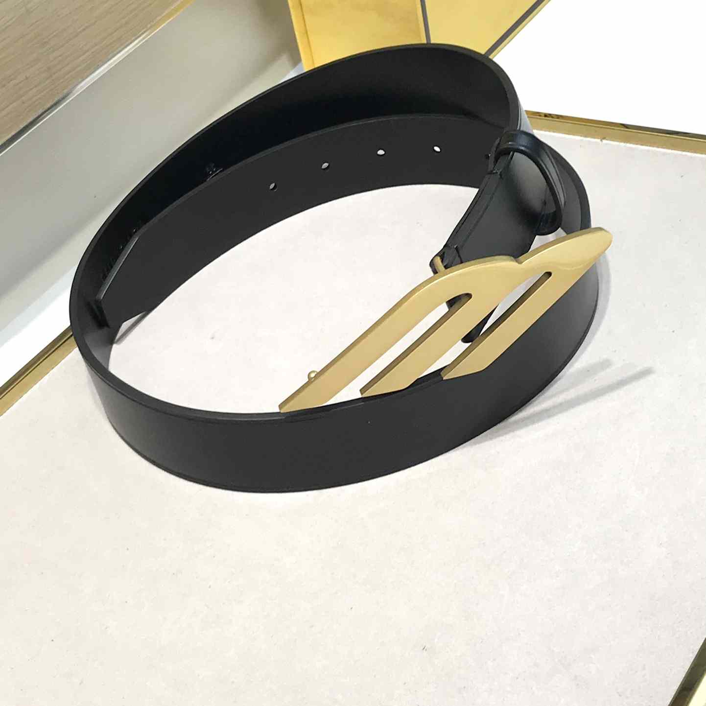 Balenciaga 3B Belt In Black  - FashionPlug