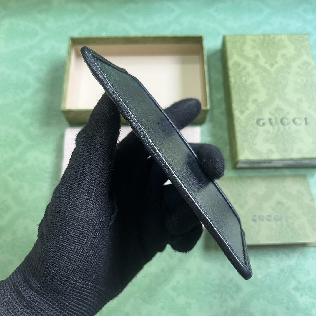 Gucci GG Crystal Card Case (14x 7.5cm) - FashionPlug