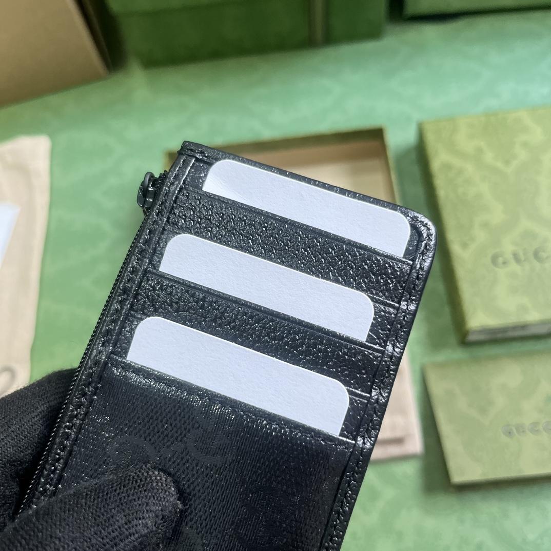 Gucci GG Crystal Card Case (14x 7.5cm) - FashionPlug