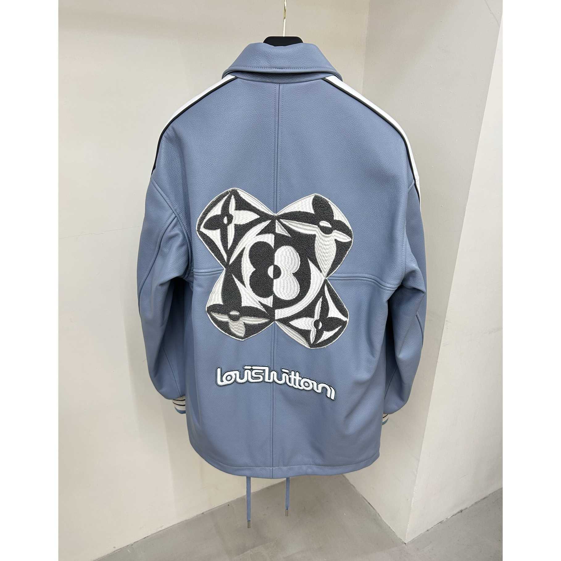 Louis Vuitton Long Leather Coach Jacket - FashionPlug