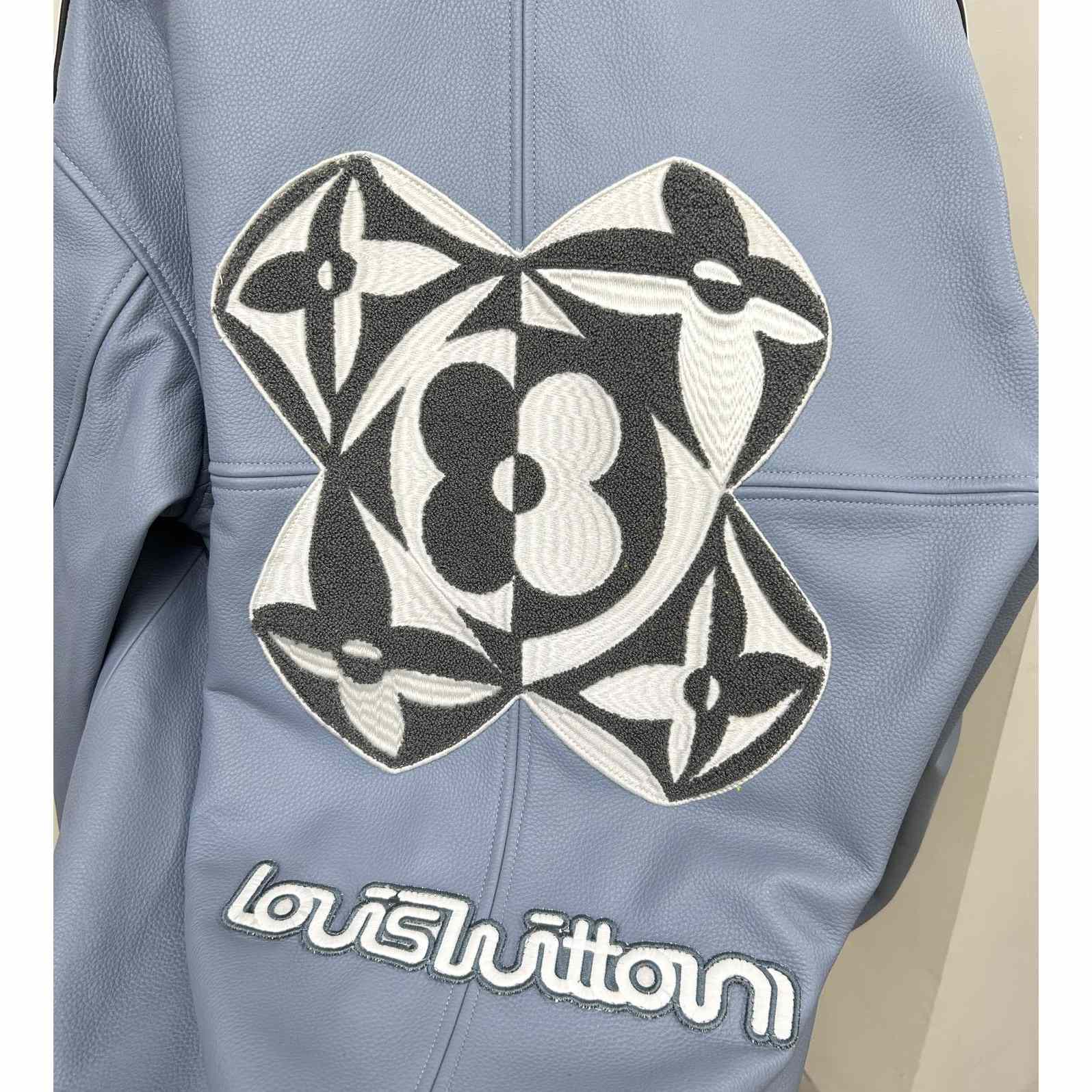 Louis Vuitton Long Leather Coach Jacket - FashionPlug