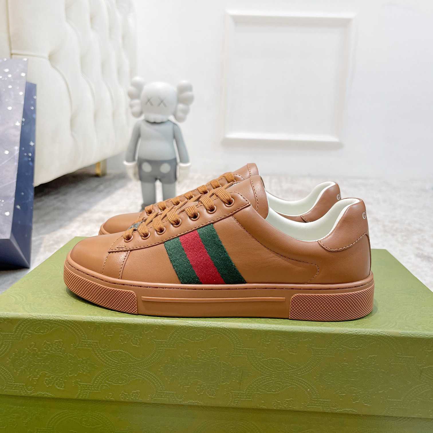 Gucci Ace Sneaker With Web (upon uk size) - FashionPlug