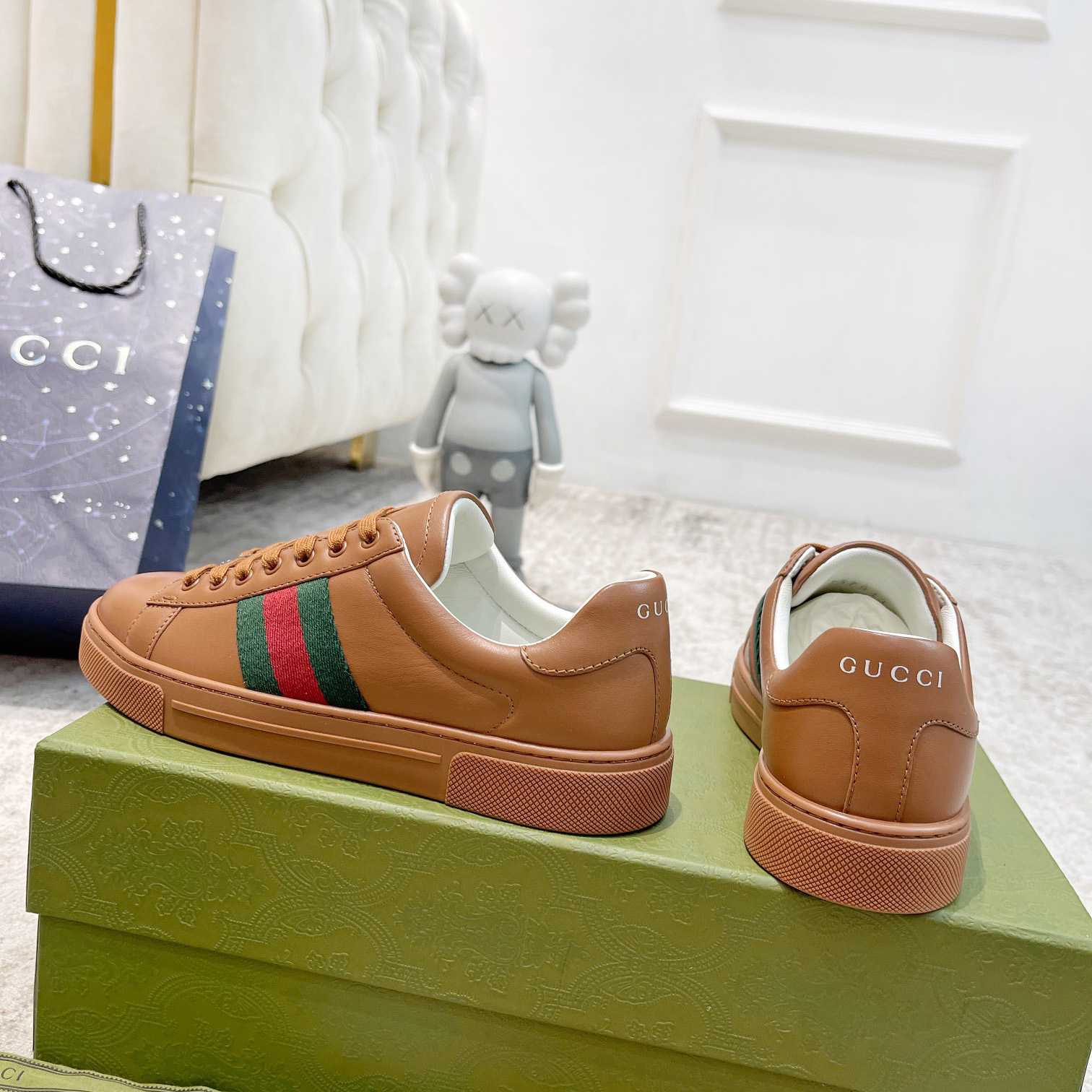 Gucci Ace Sneaker With Web (upon uk size) - FashionPlug