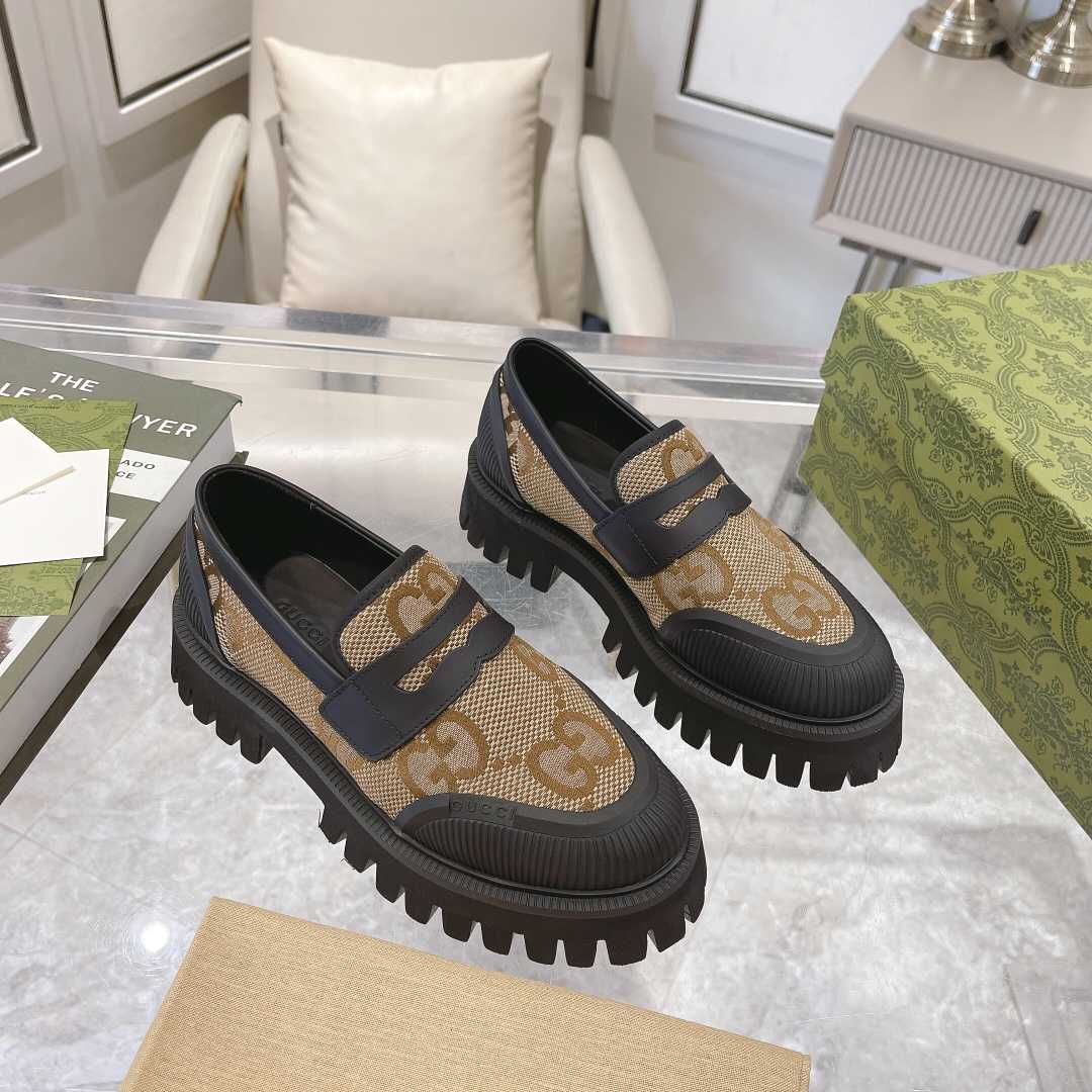 Gucci Maxi GG Loafers - FashionPlug