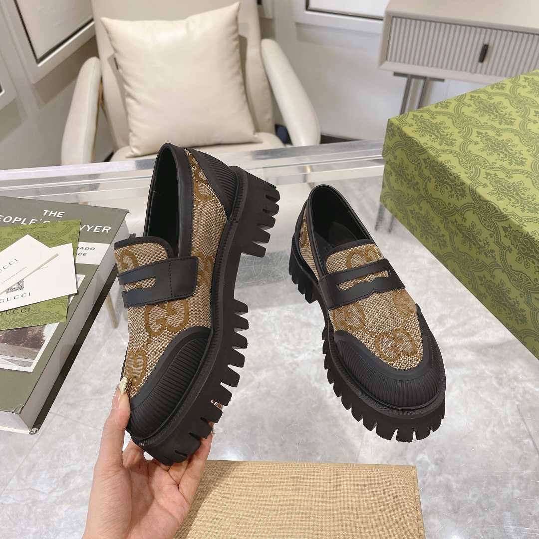 Gucci Maxi GG Loafers - FashionPlug