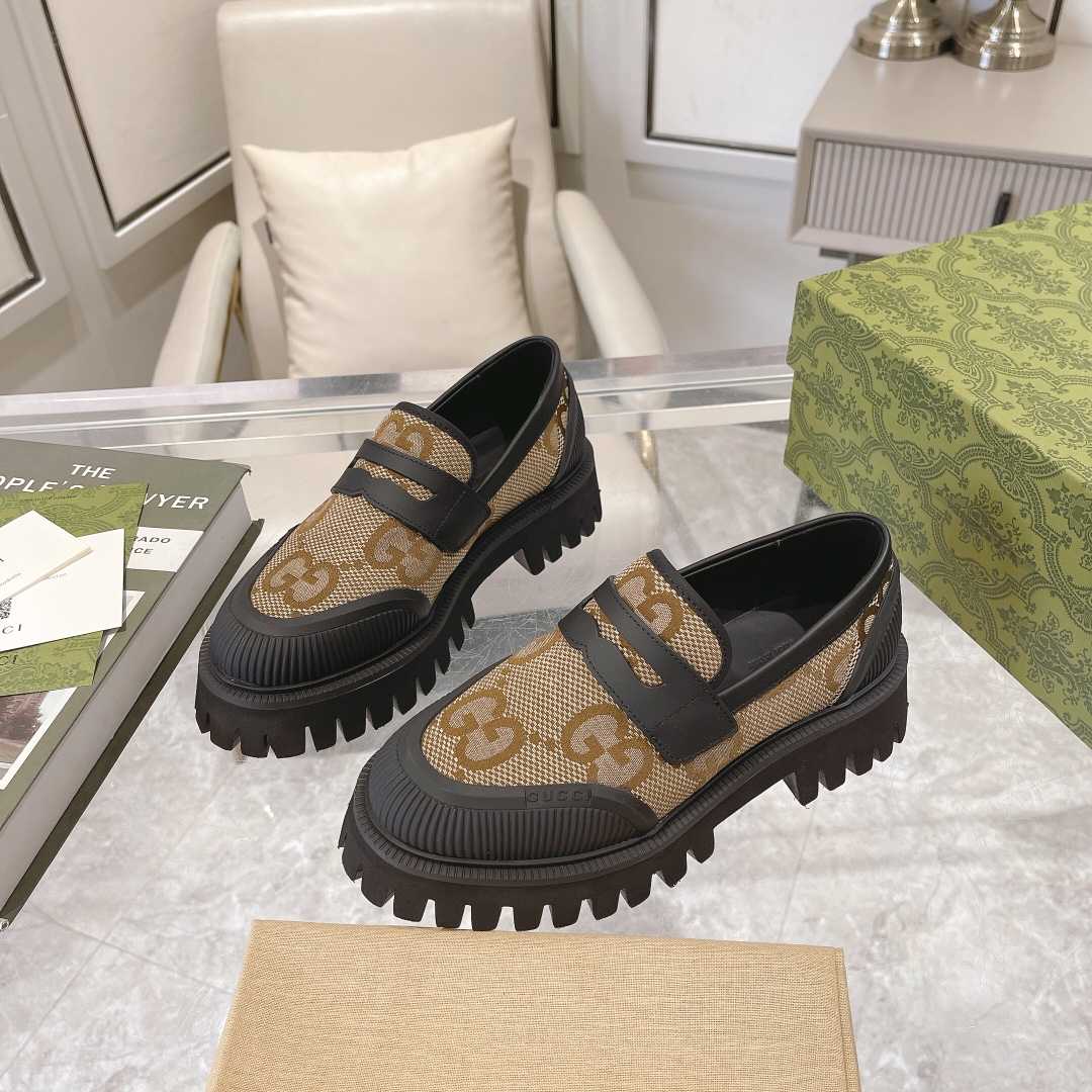 Gucci Maxi GG Loafers - FashionPlug