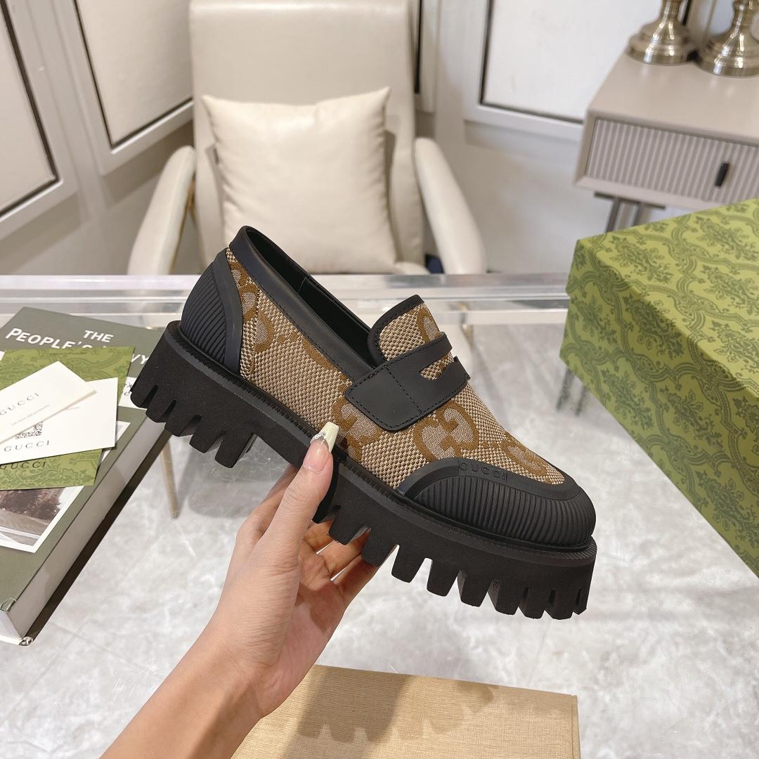 Gucci Maxi GG Loafers - FashionPlug