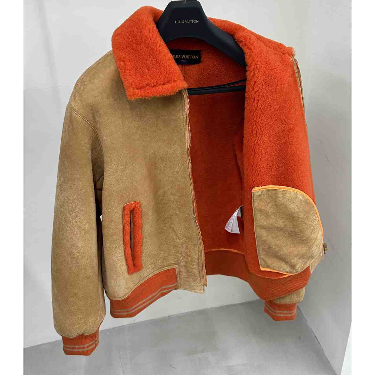 Louis Vuitton Shearling College Blouson - FashionPlug