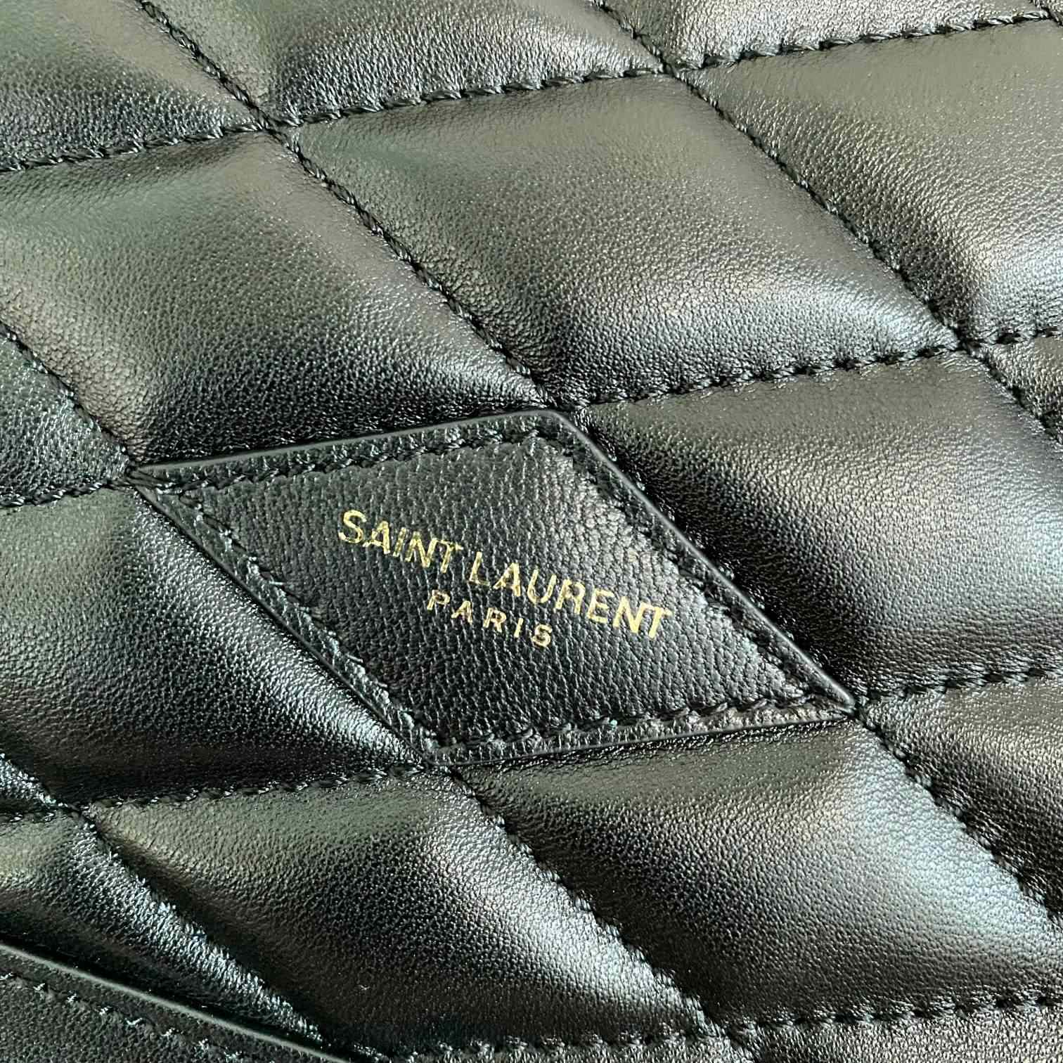 Saint Laurent Quilted Shoulder Bag (41.1x3x36.8cm) - FashionPlug