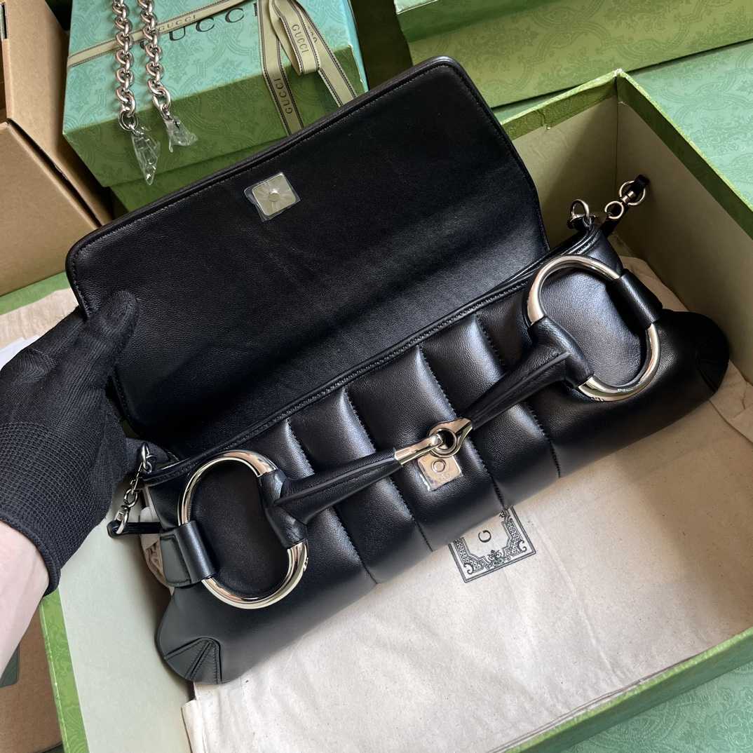 Gucci Horsebit Chain Medium Shoulder Bag (38x 15x 16cm) - FashionPlug