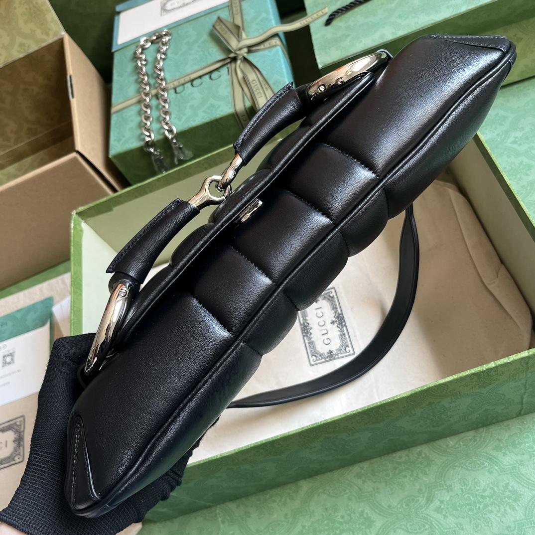Gucci Horsebit Chain Medium Shoulder Bag (38x 15x 16cm) - FashionPlug