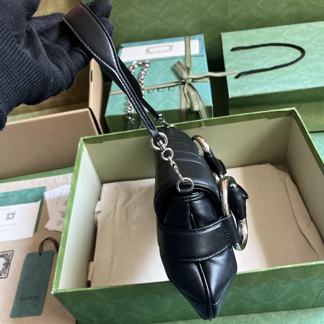 Gucci Horsebit Chain Medium Shoulder Bag (38x 15x 16cm) - FashionPlug