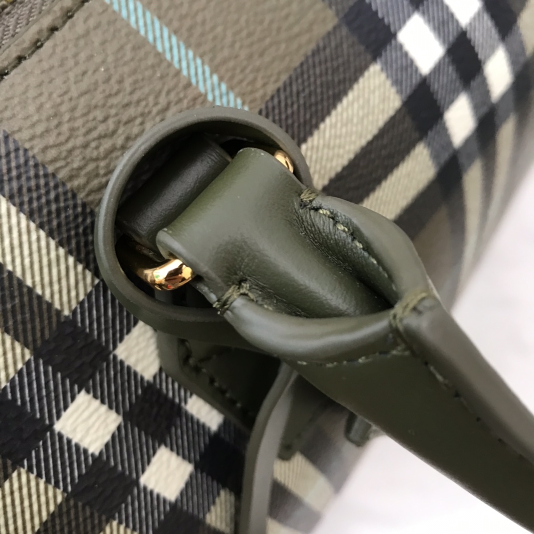 Burberry Check Medium Bowling Bag  - FashionPlug