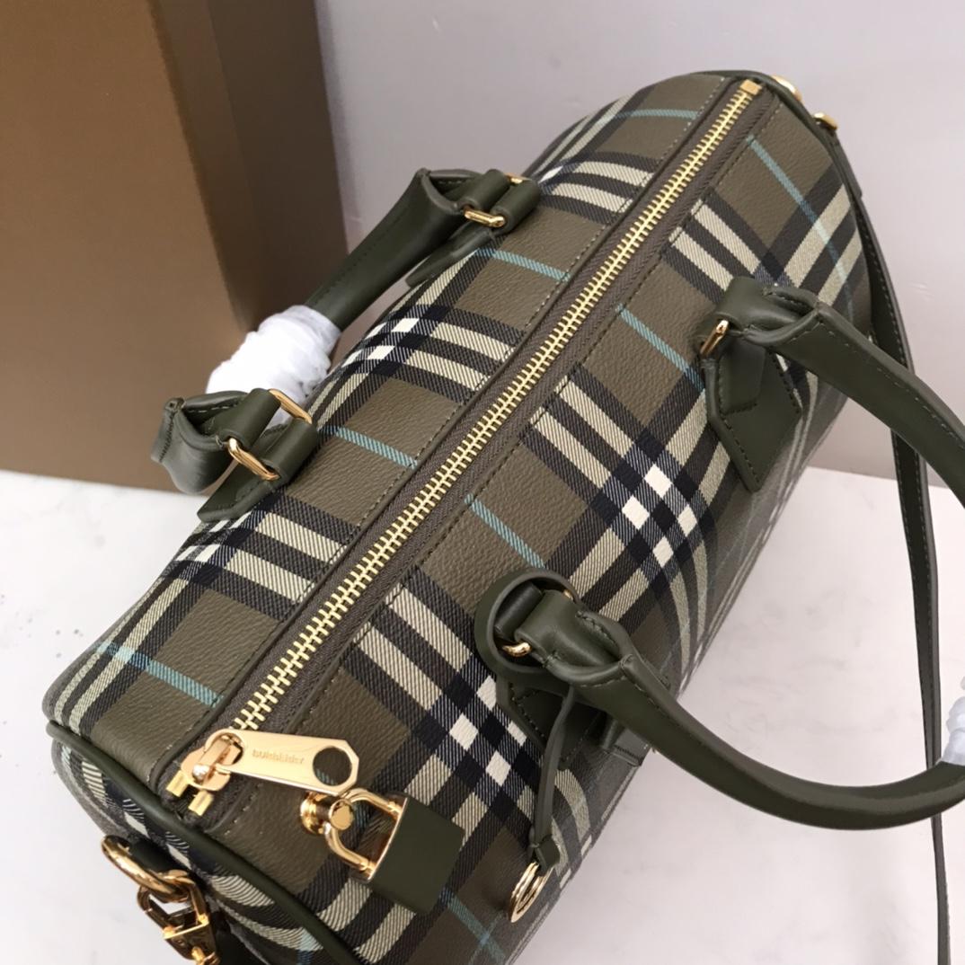 Burberry Check Medium Bowling Bag  - FashionPlug