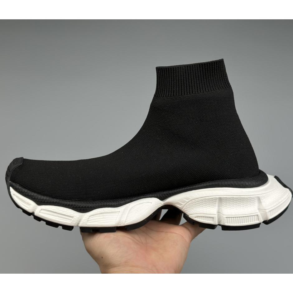 Balenciaga 3XL Sock Recycled Knit Sneaker In Black  - FashionPlug