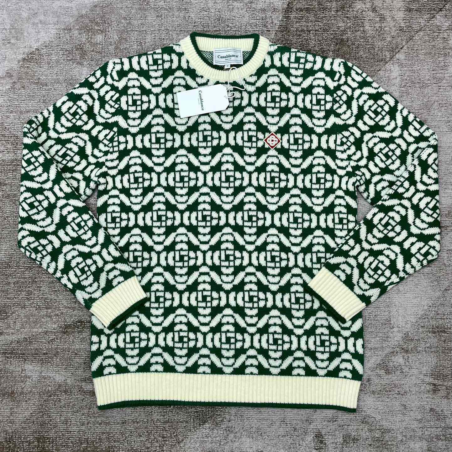 Casablanca Monogram Sweater - FashionPlug