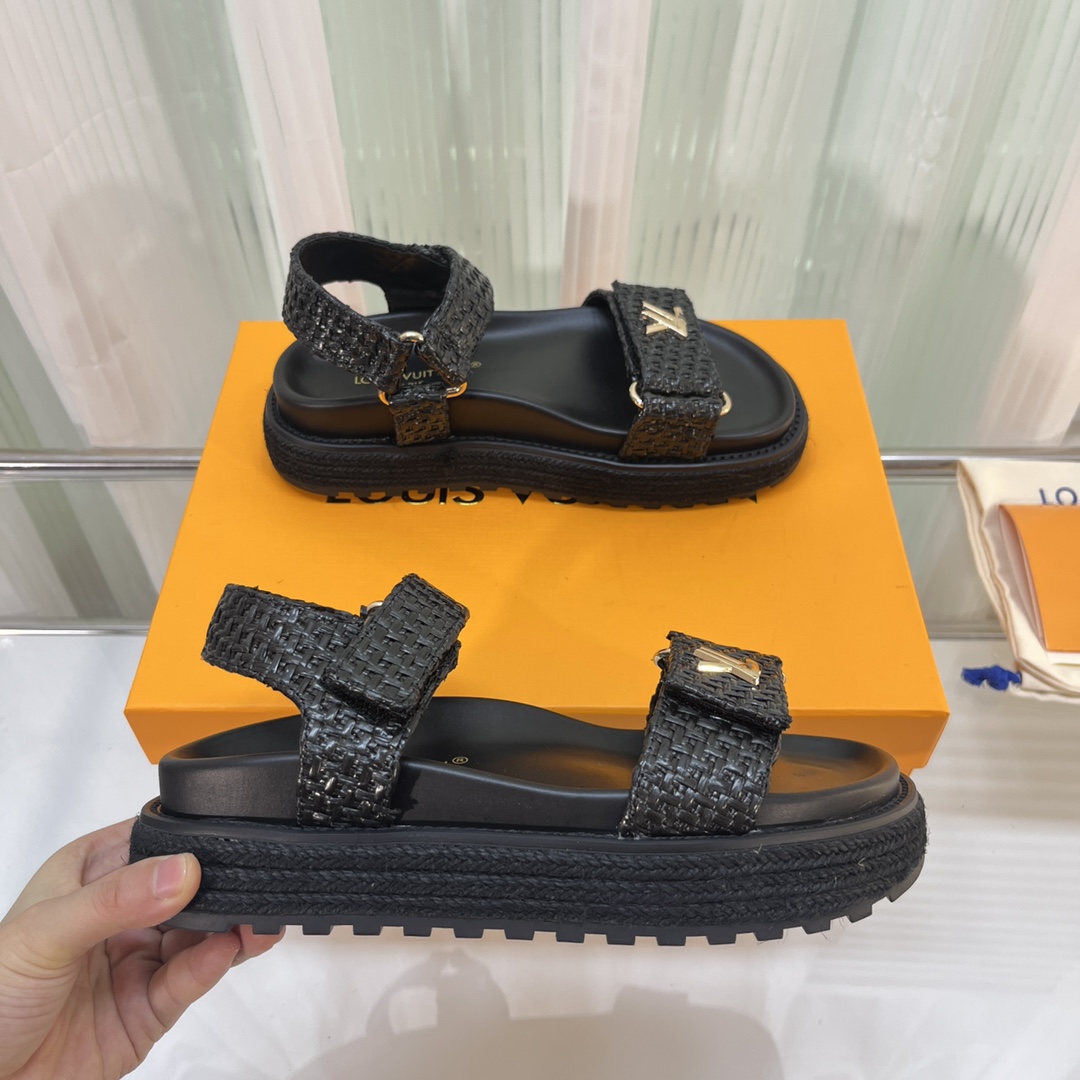 Louis Vuitton Cordoba Flat Comfort Sandal - FashionPlug