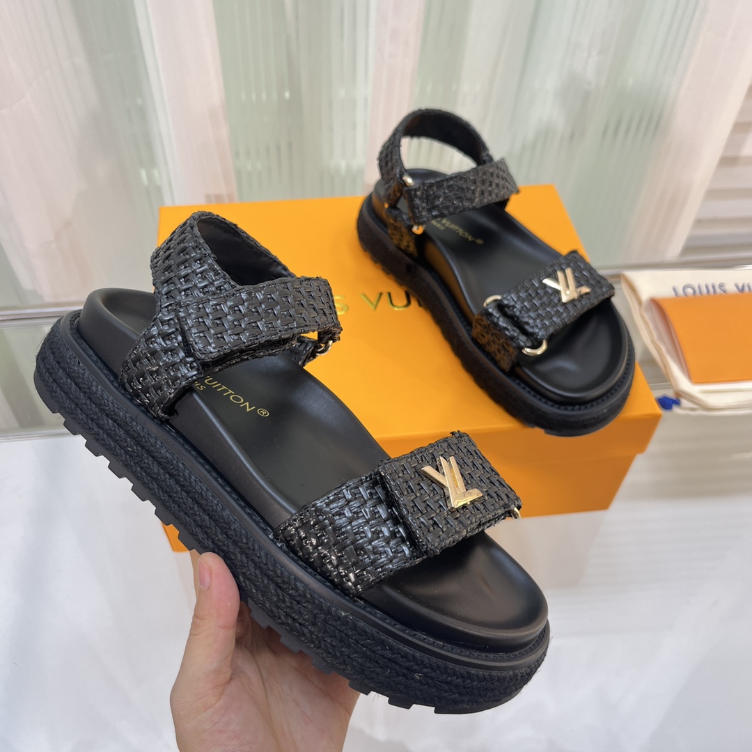 Louis Vuitton Cordoba Flat Comfort Sandal - FashionPlug