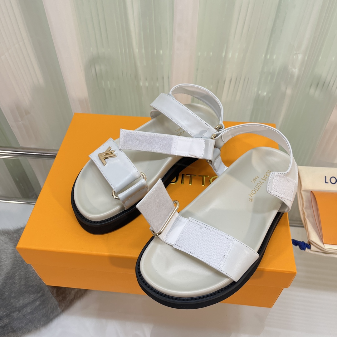 Louis Vuitton LV Sunset Comfort Flat Sandal    - FashionPlug