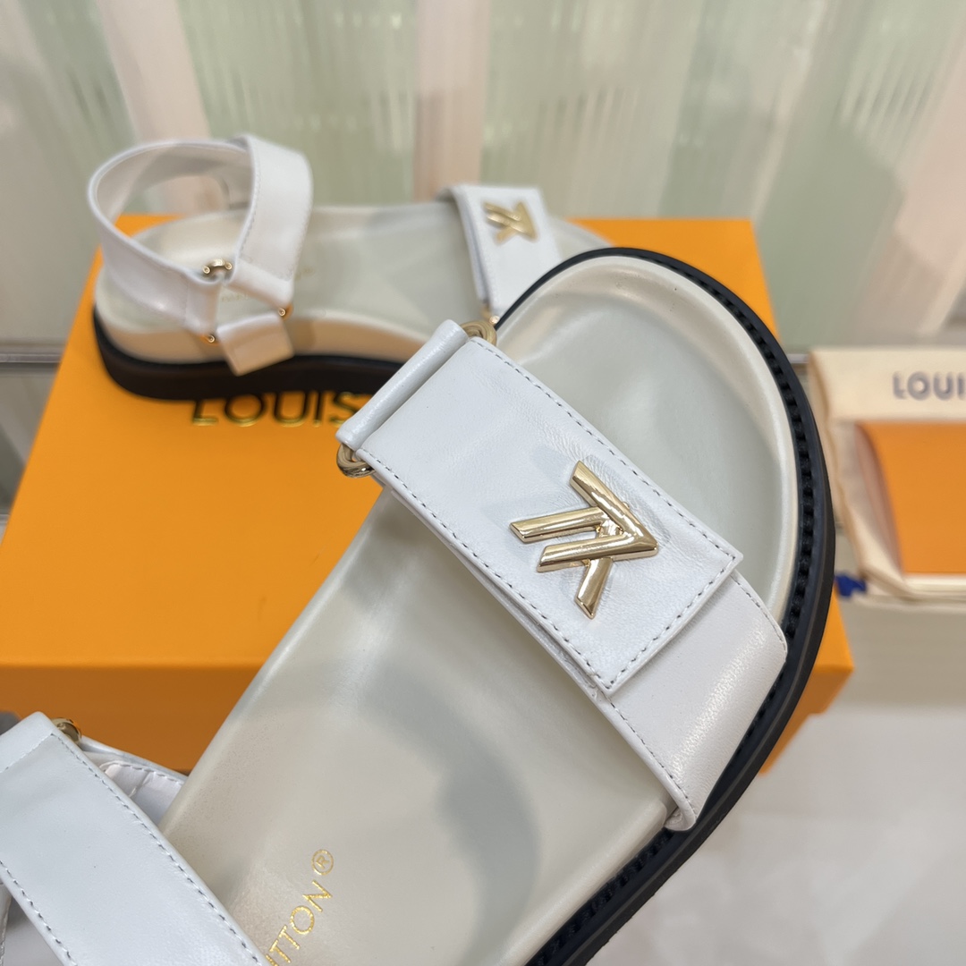 Louis Vuitton LV Sunset Comfort Flat Sandal    - FashionPlug