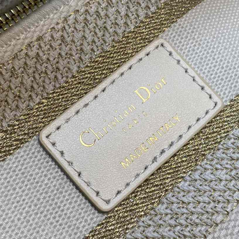 Dior Medium Embroidered Lady D-lite Bag - FashionPlug