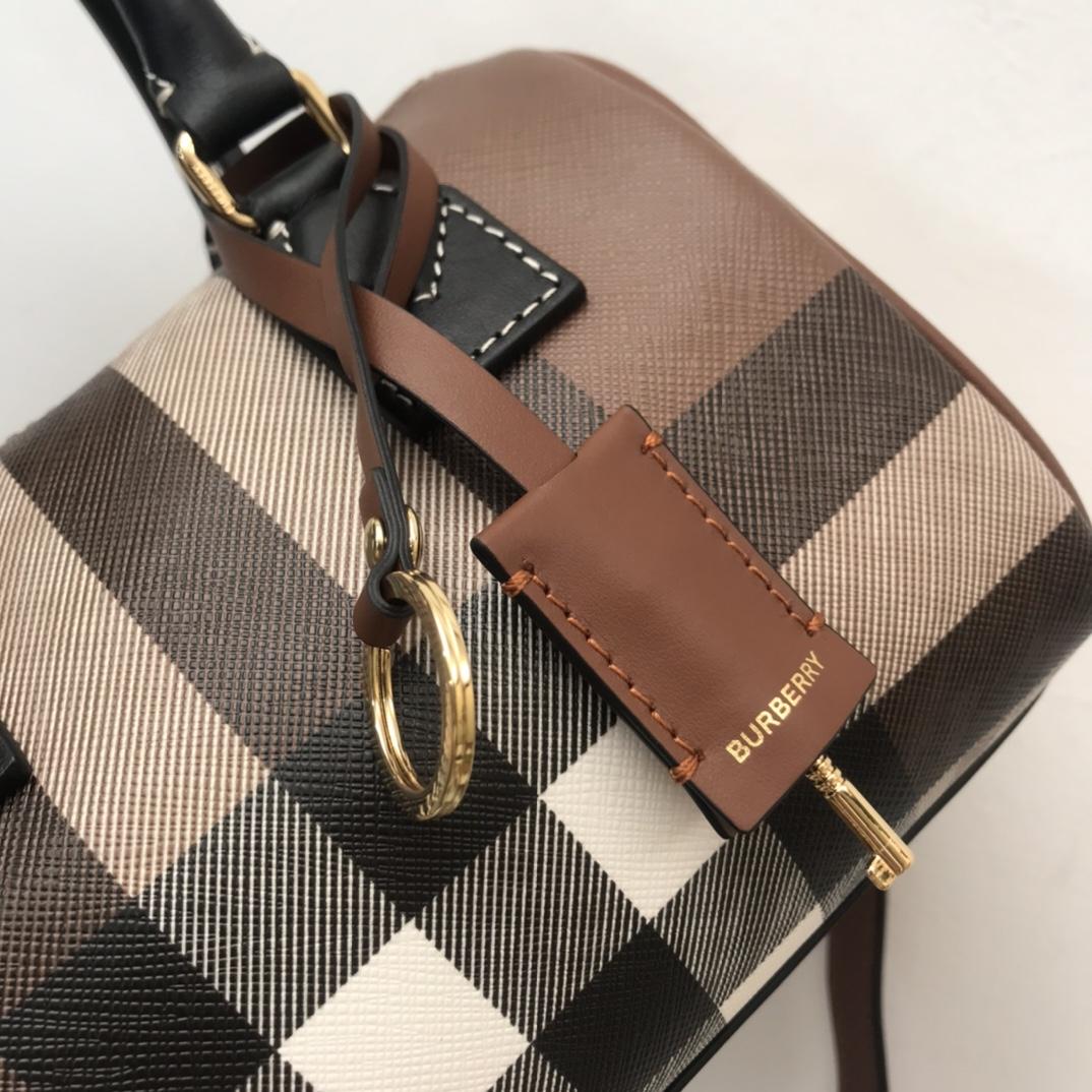 Burberry Check Mini Bowling Bag - FashionPlug