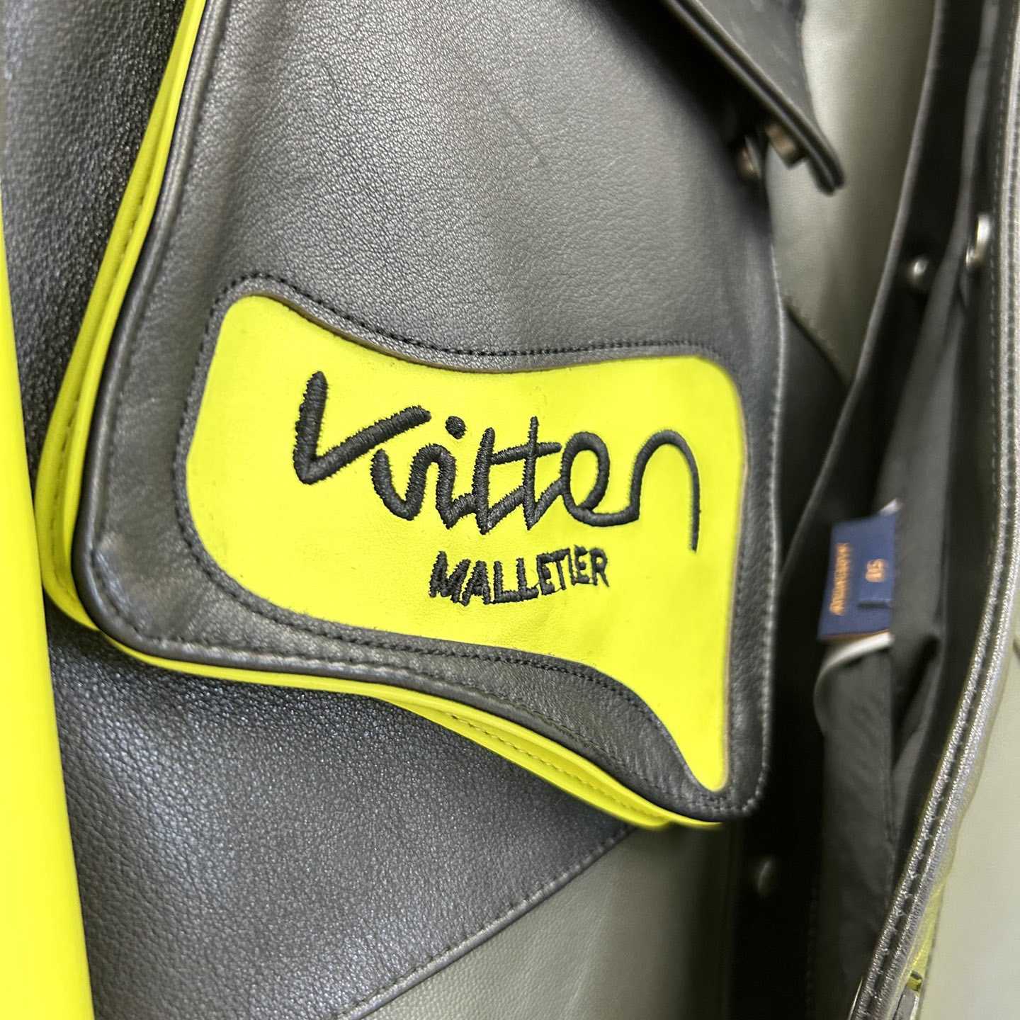 Louis Vuitton Distorted Motocycle Leather Jacket - FashionPlug