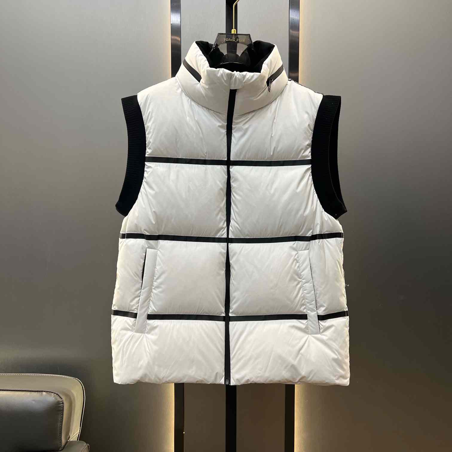 Prada Light Technical Fabric Down Vest - FashionPlug