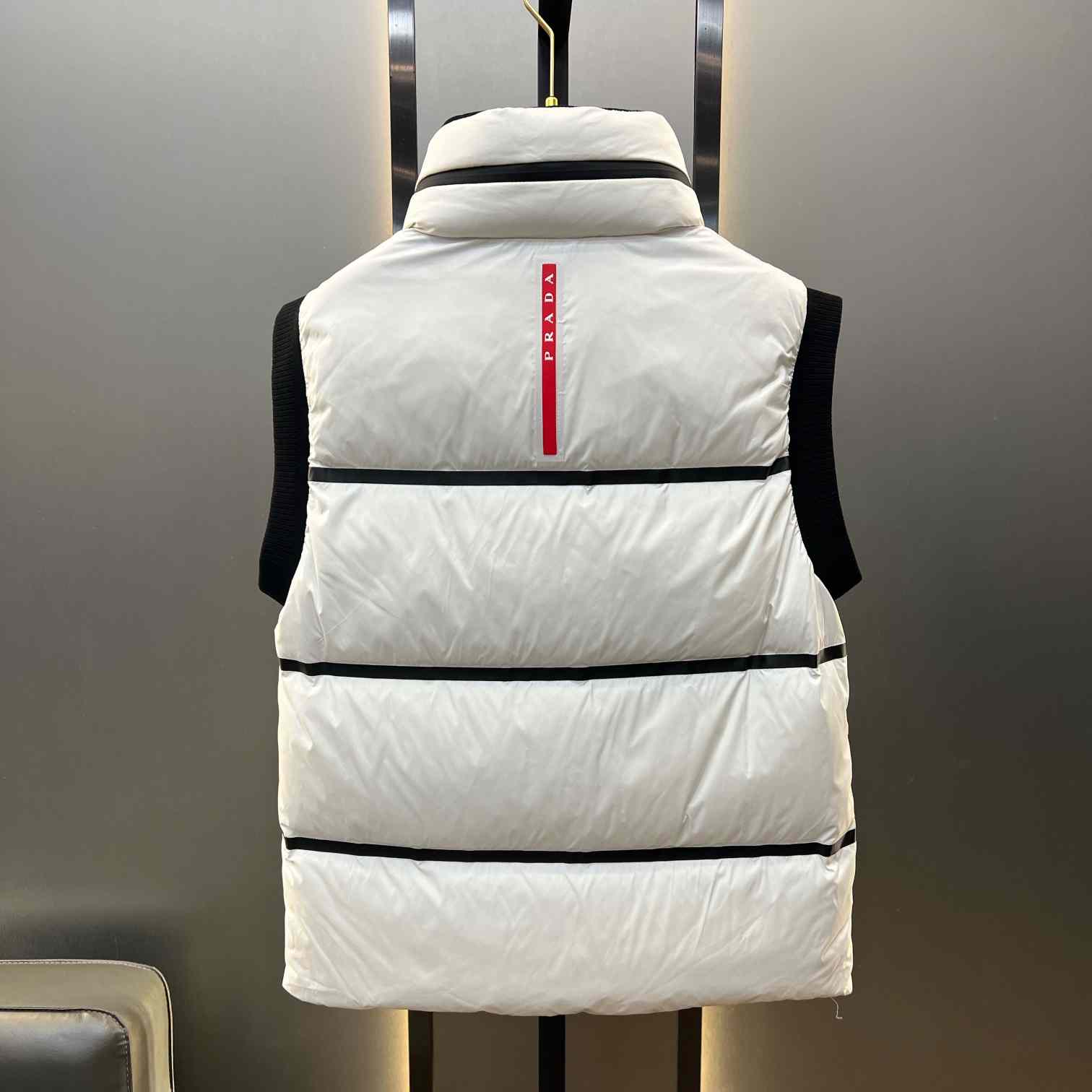 Prada Light Technical Fabric Down Vest - FashionPlug