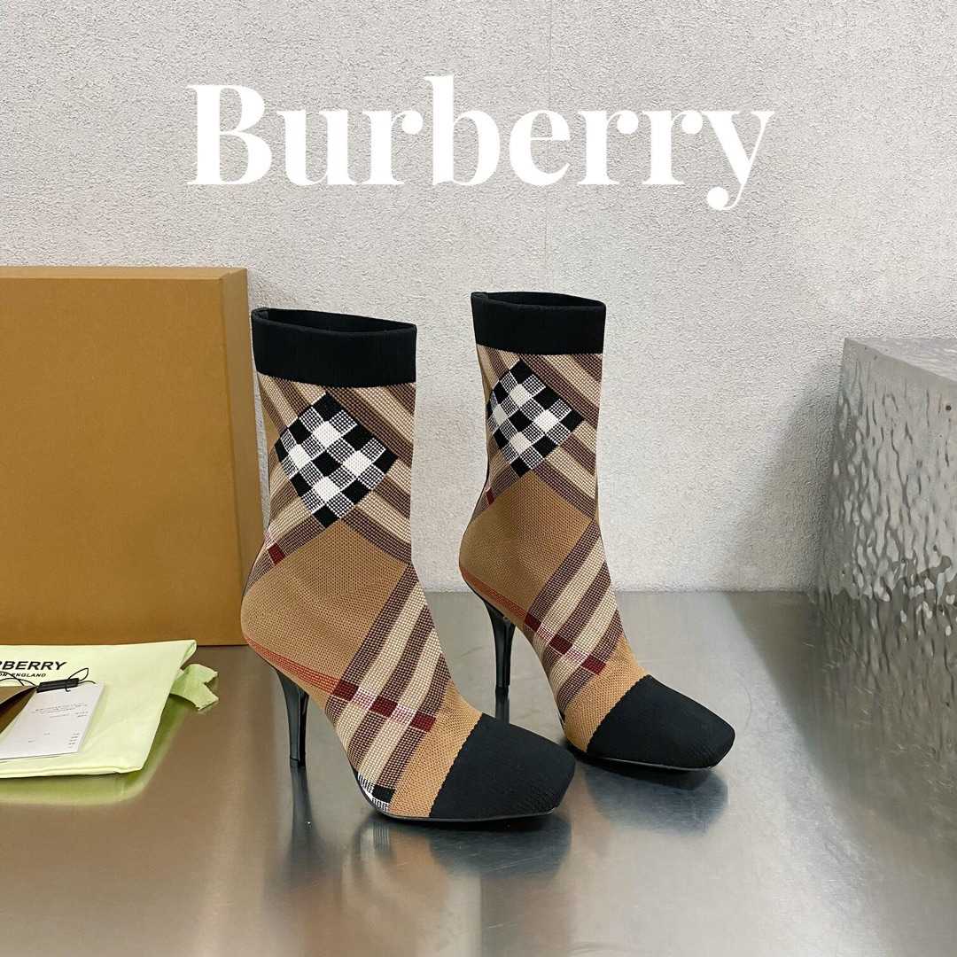 Burberry Women's Sock Ankle Boots - FashionPlug