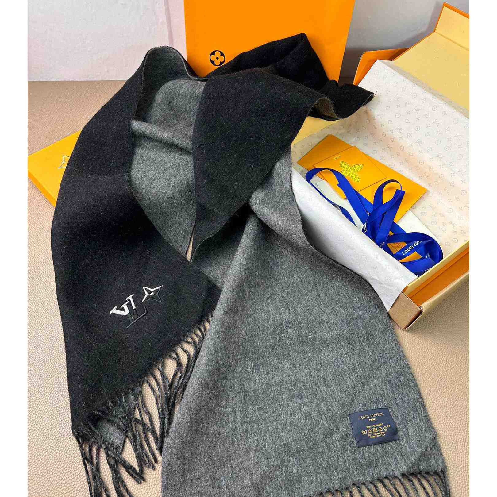 Louis Vitton LV Dual Scarf - FashionPlug