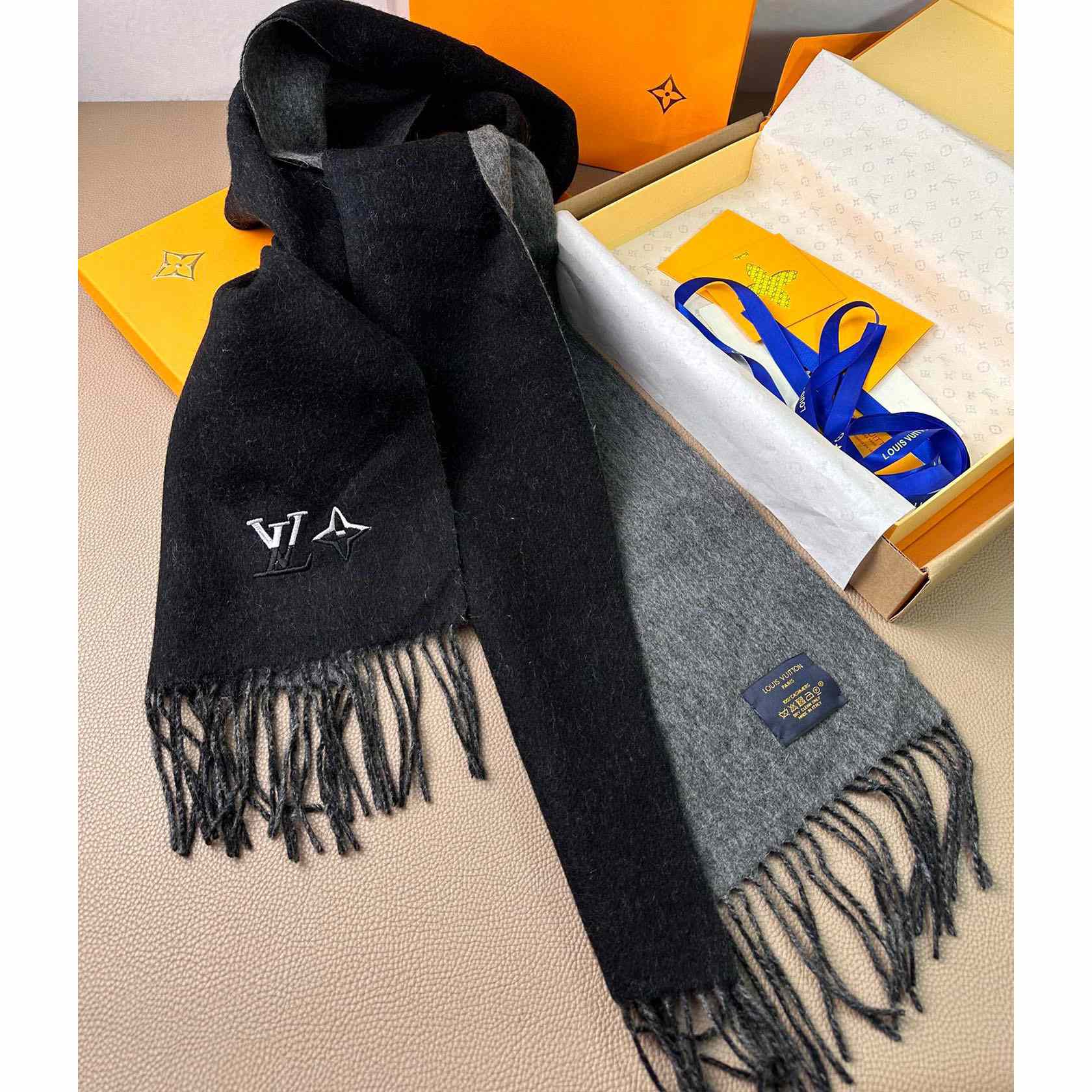 Louis Vitton LV Dual Scarf - FashionPlug