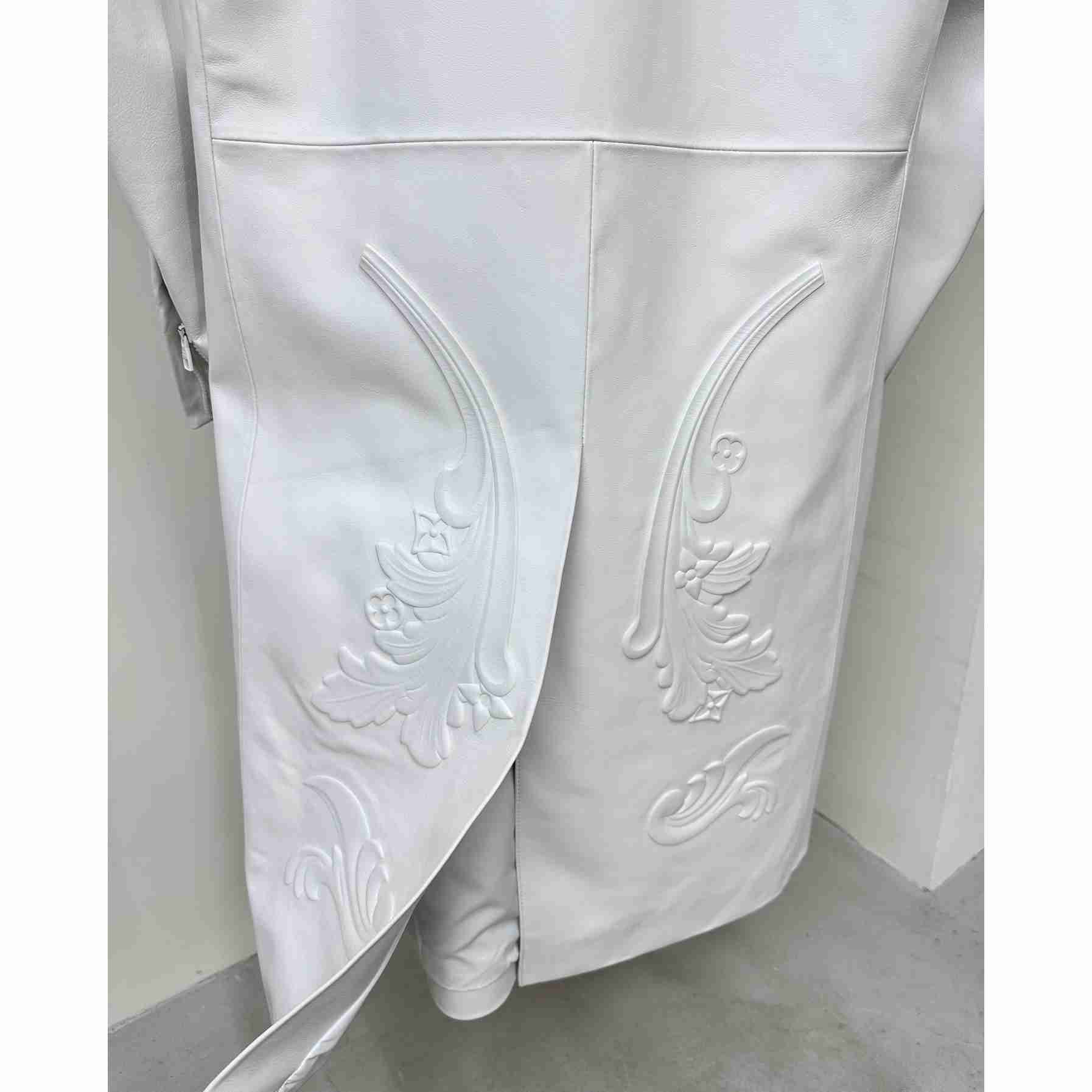 Louis Vuitton LV Ornaments Leather Coat - FashionPlug