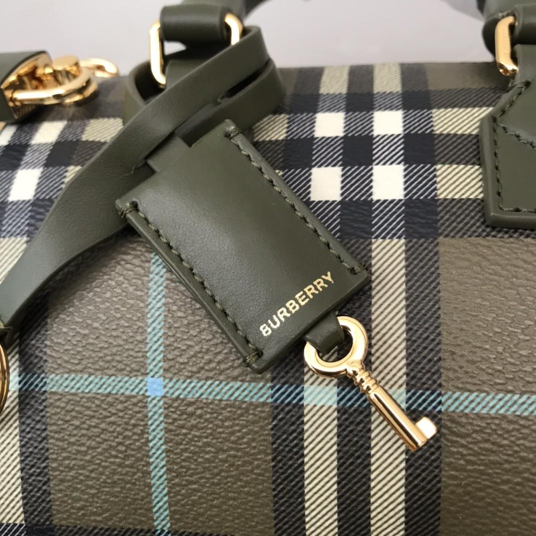 Burberry Check Mini Bowling Bag - FashionPlug