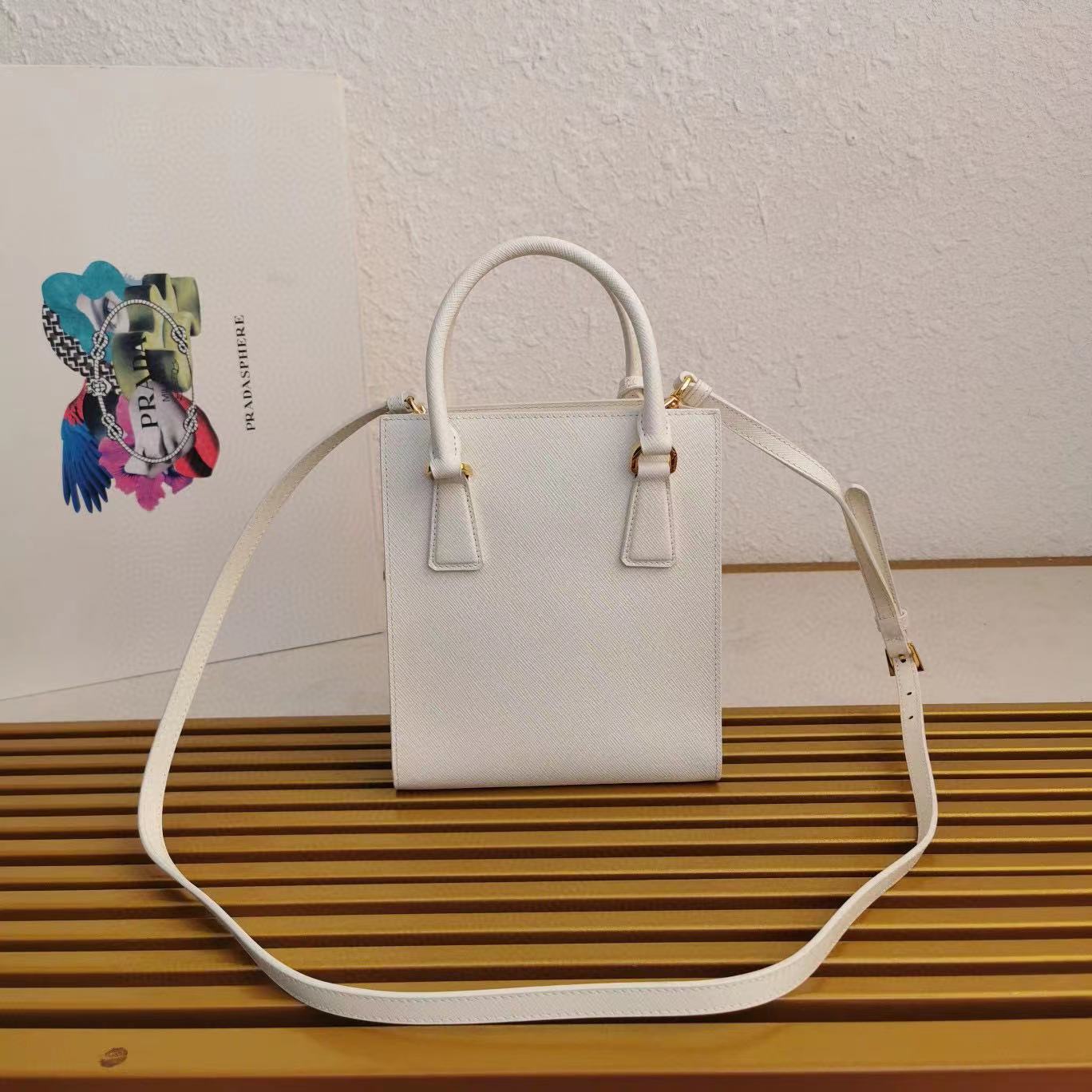 Prada Saffiano Leather Handbag - FashionPlug