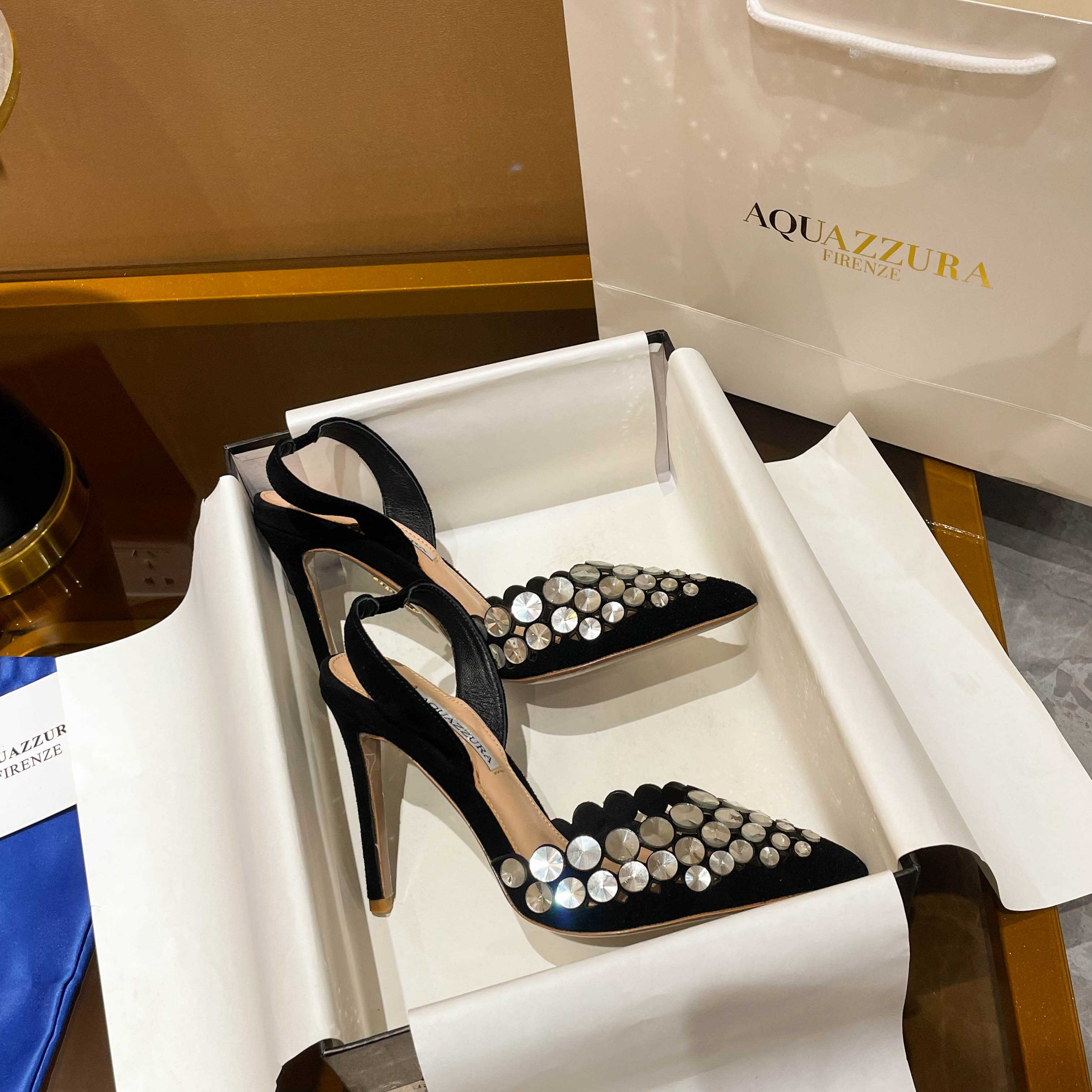 Aquazzura Maxi-Tequila Sling 105 - FashionPlug