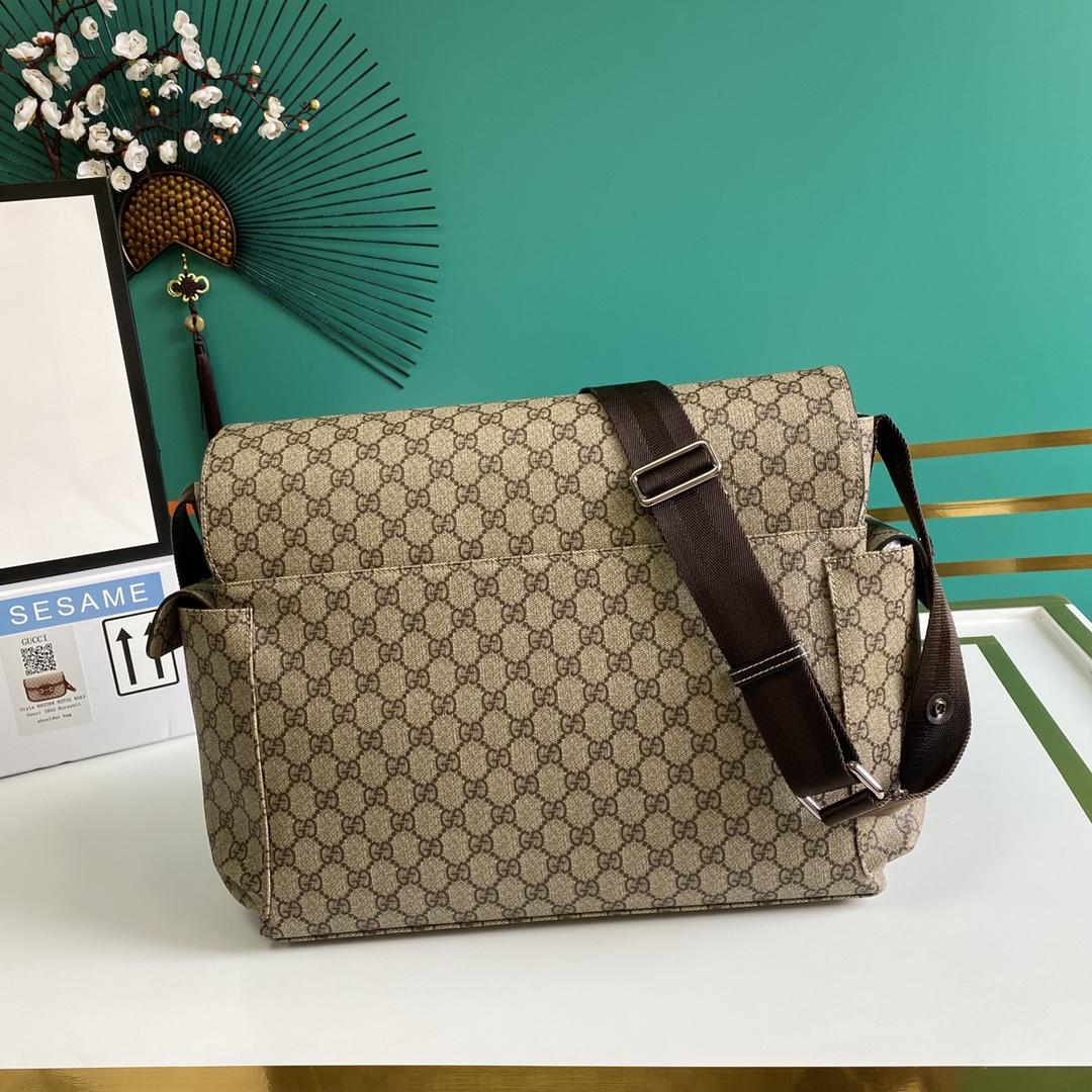 Gucci GG Supreme Shoulder Bag(44-28-14cm)    - FashionPlug