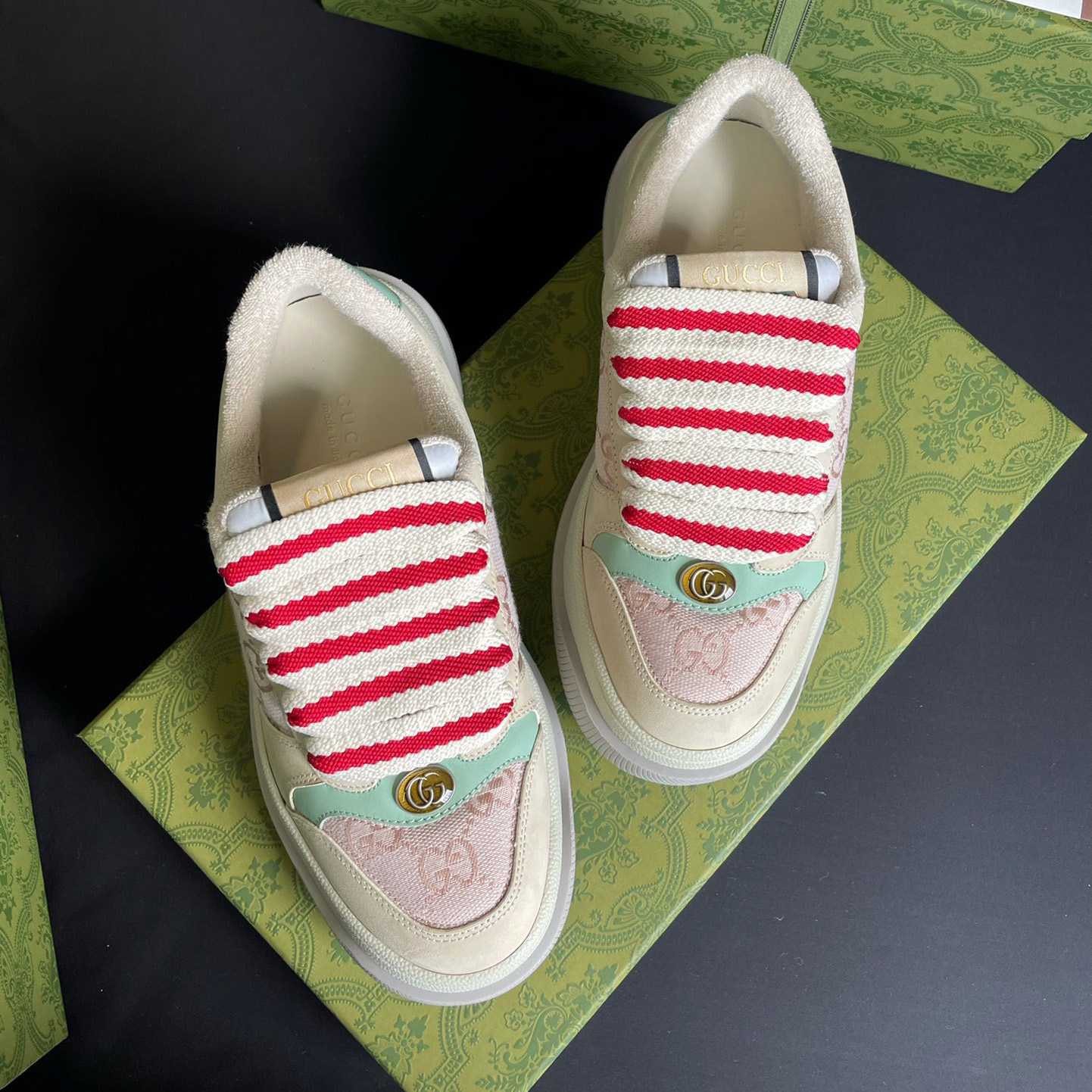 Gucci Women's Screener Sneaker - FashionPlug