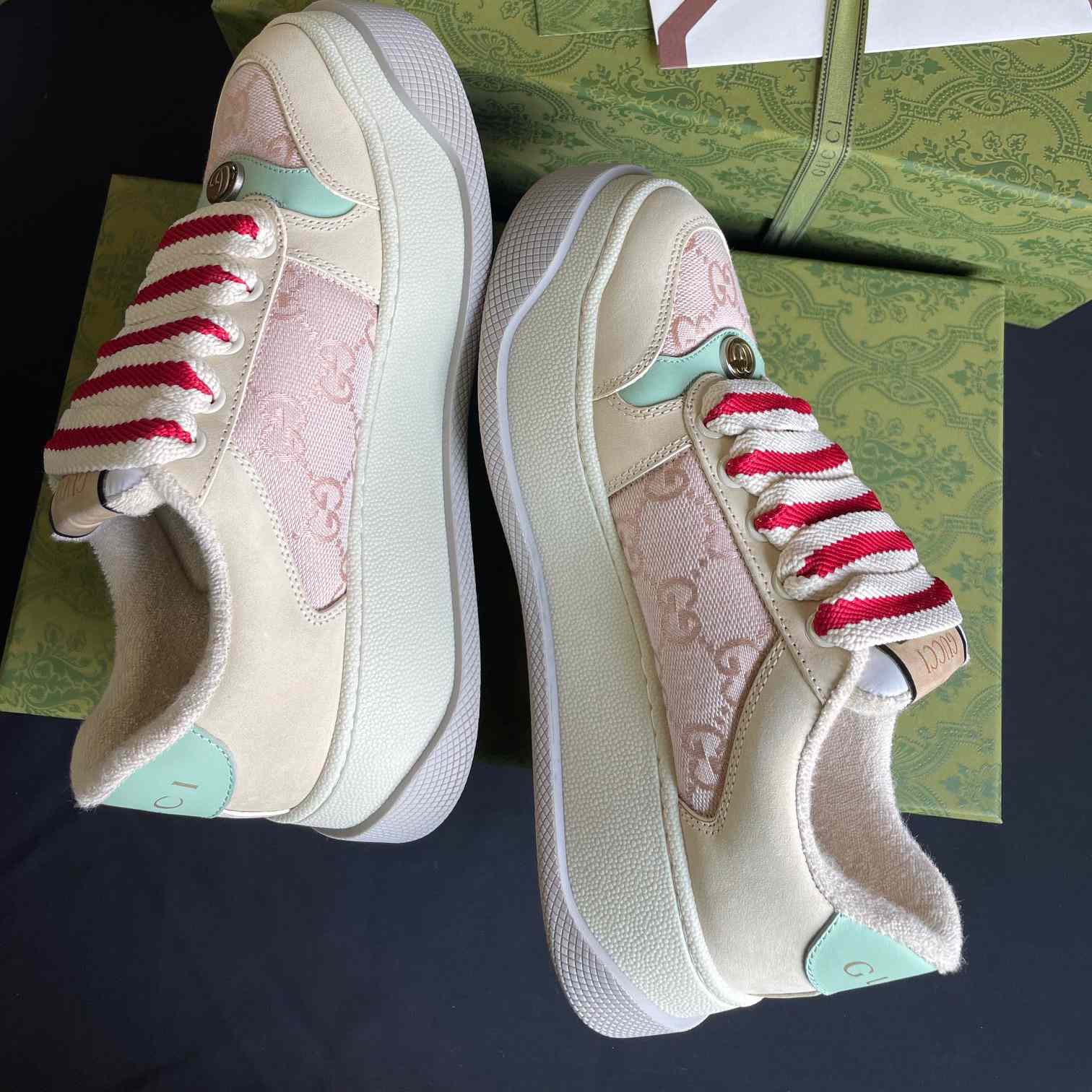 Gucci Women's Screener Sneaker - FashionPlug