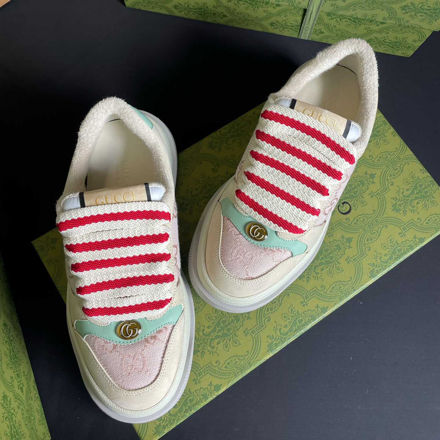 Gucci Women's Screener Sneaker - FashionPlug
