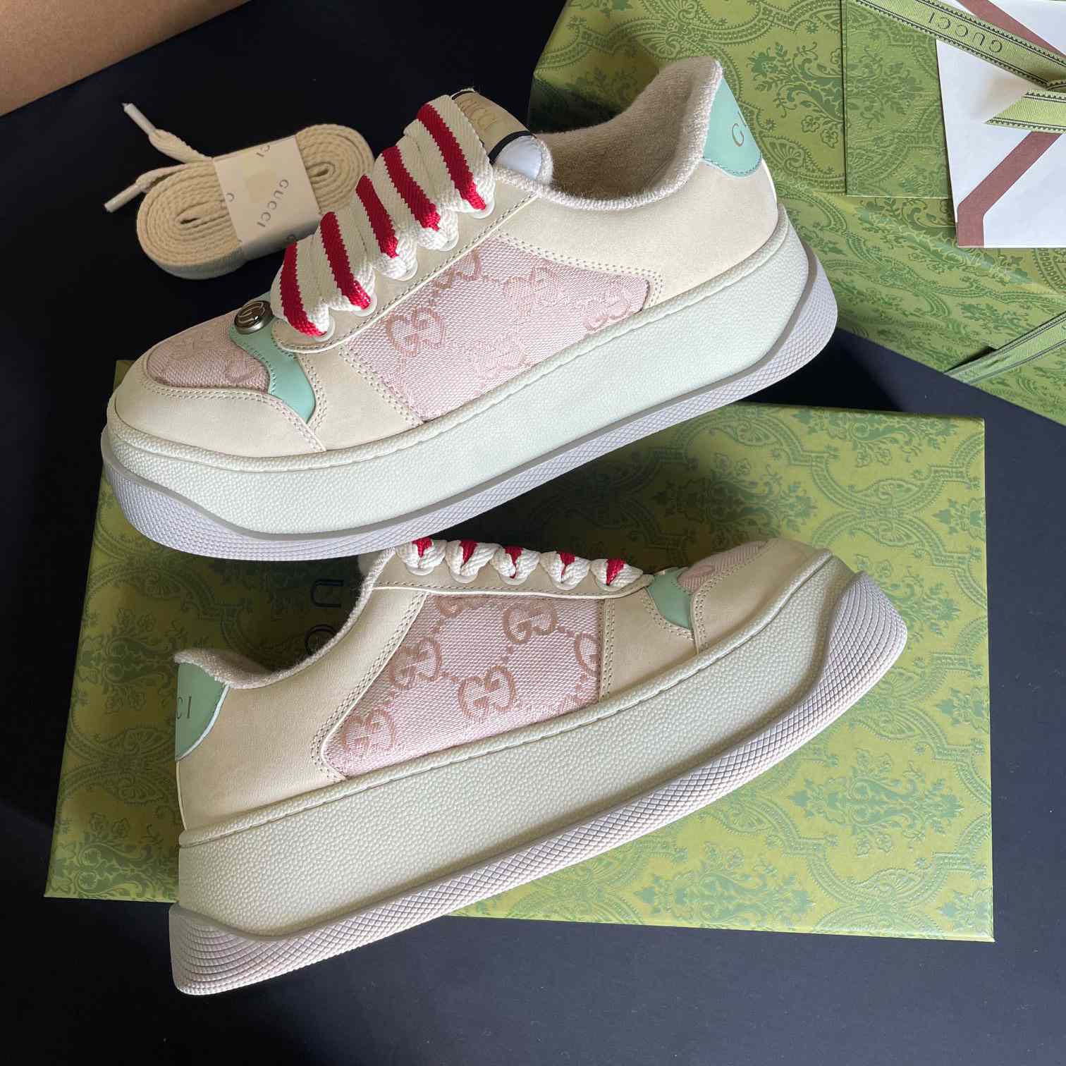 Gucci Women's Screener Sneaker - FashionPlug