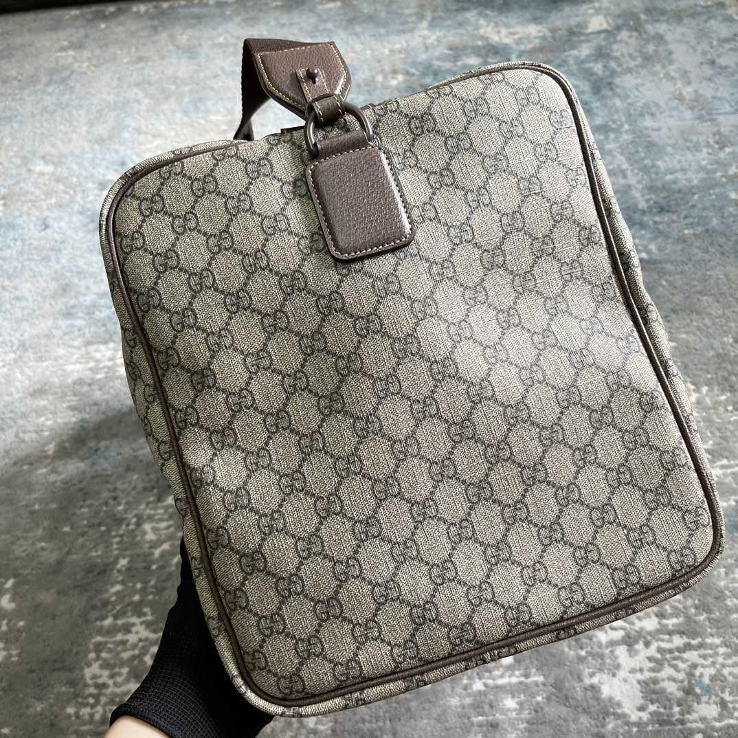 Gucci Maxi Duffle Bag With Web(45.5x 29x 27cm) - FashionPlug