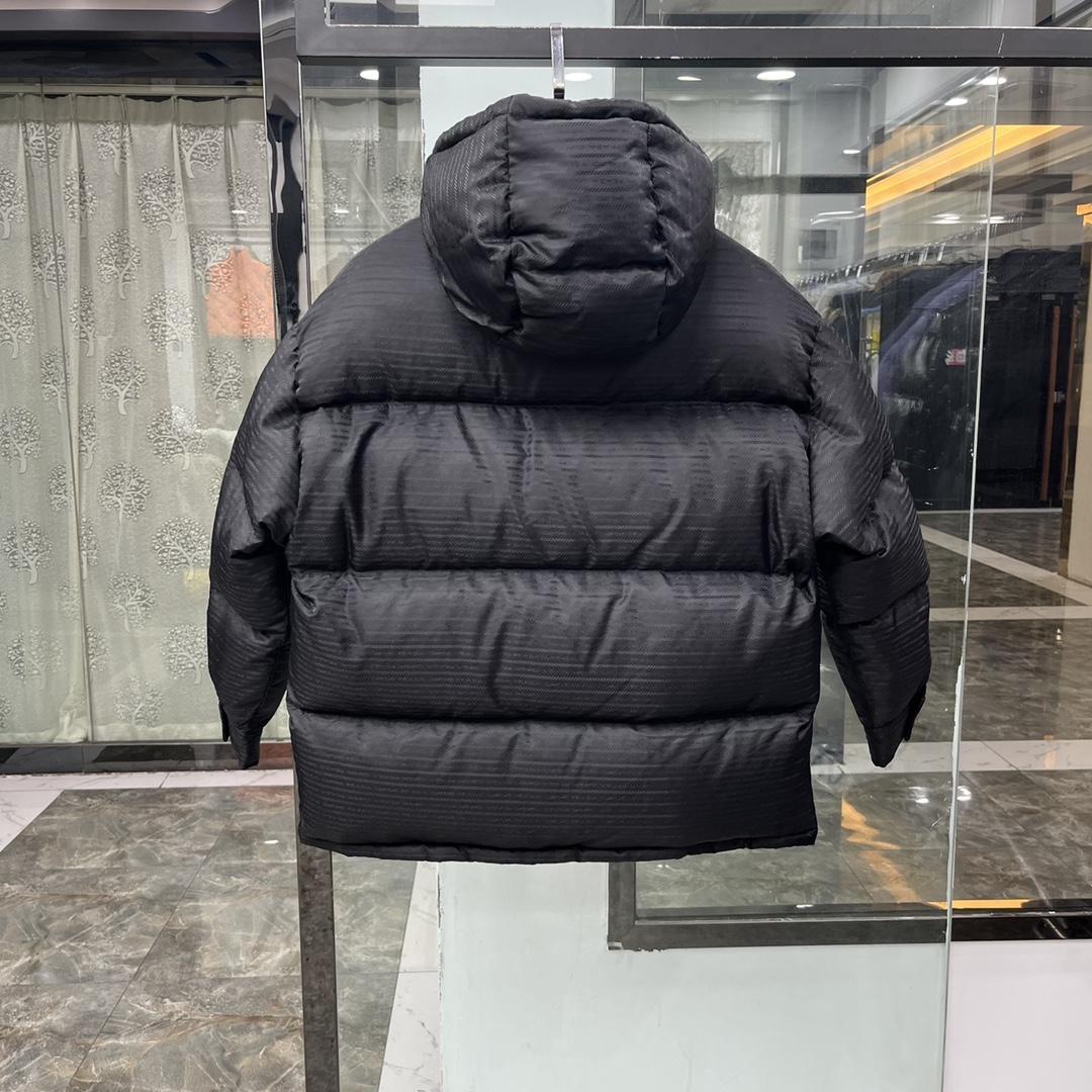 Prada Re-Nylon Hooded Down Jacket - FashionPlug