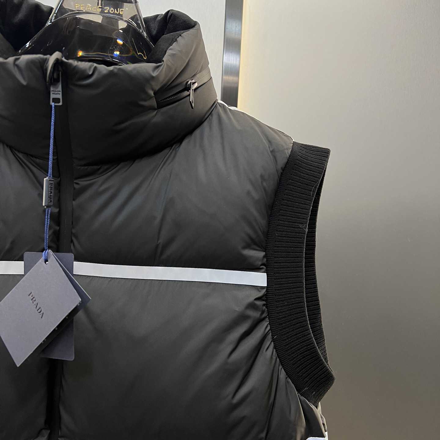 Prada Light Technical Fabric Down Vest - FashionPlug