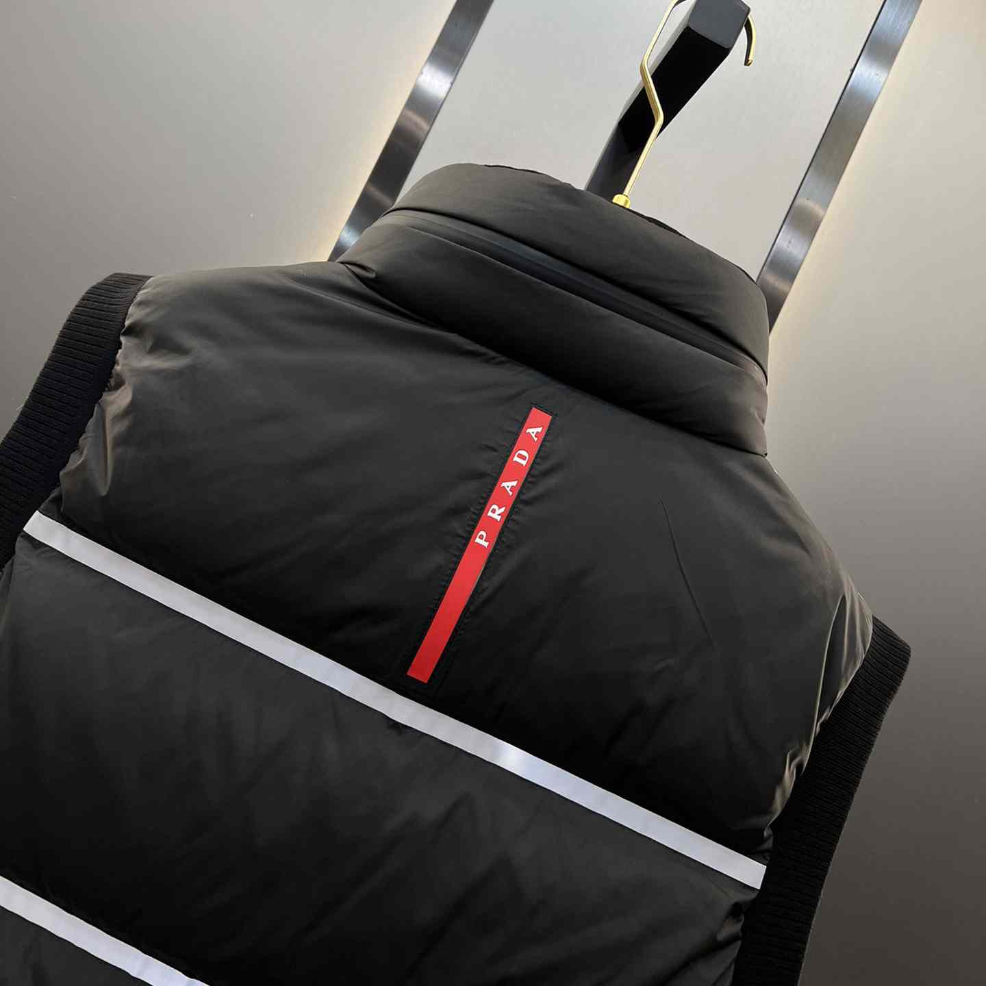Prada Light Technical Fabric Down Vest - FashionPlug