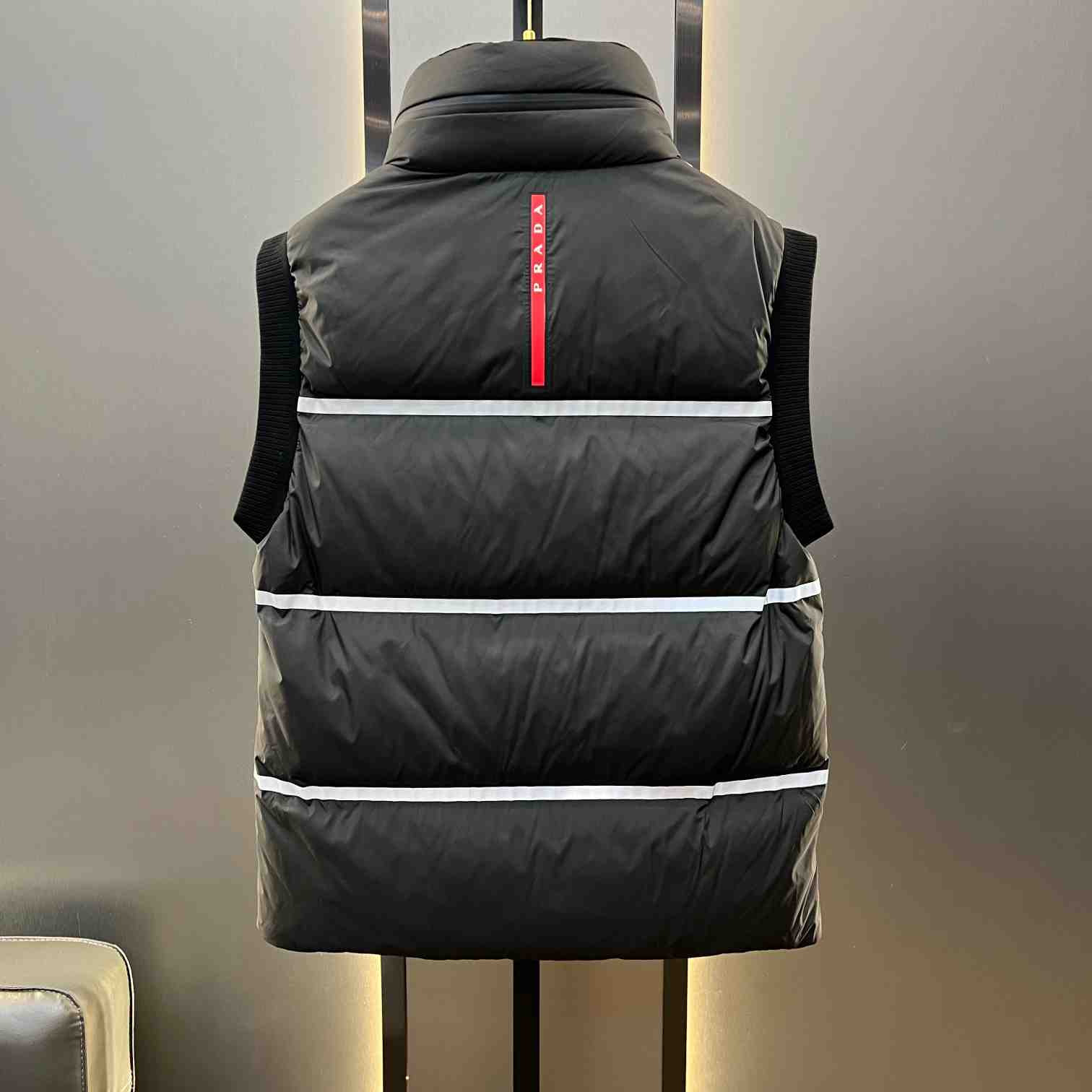 Prada Light Technical Fabric Down Vest - FashionPlug