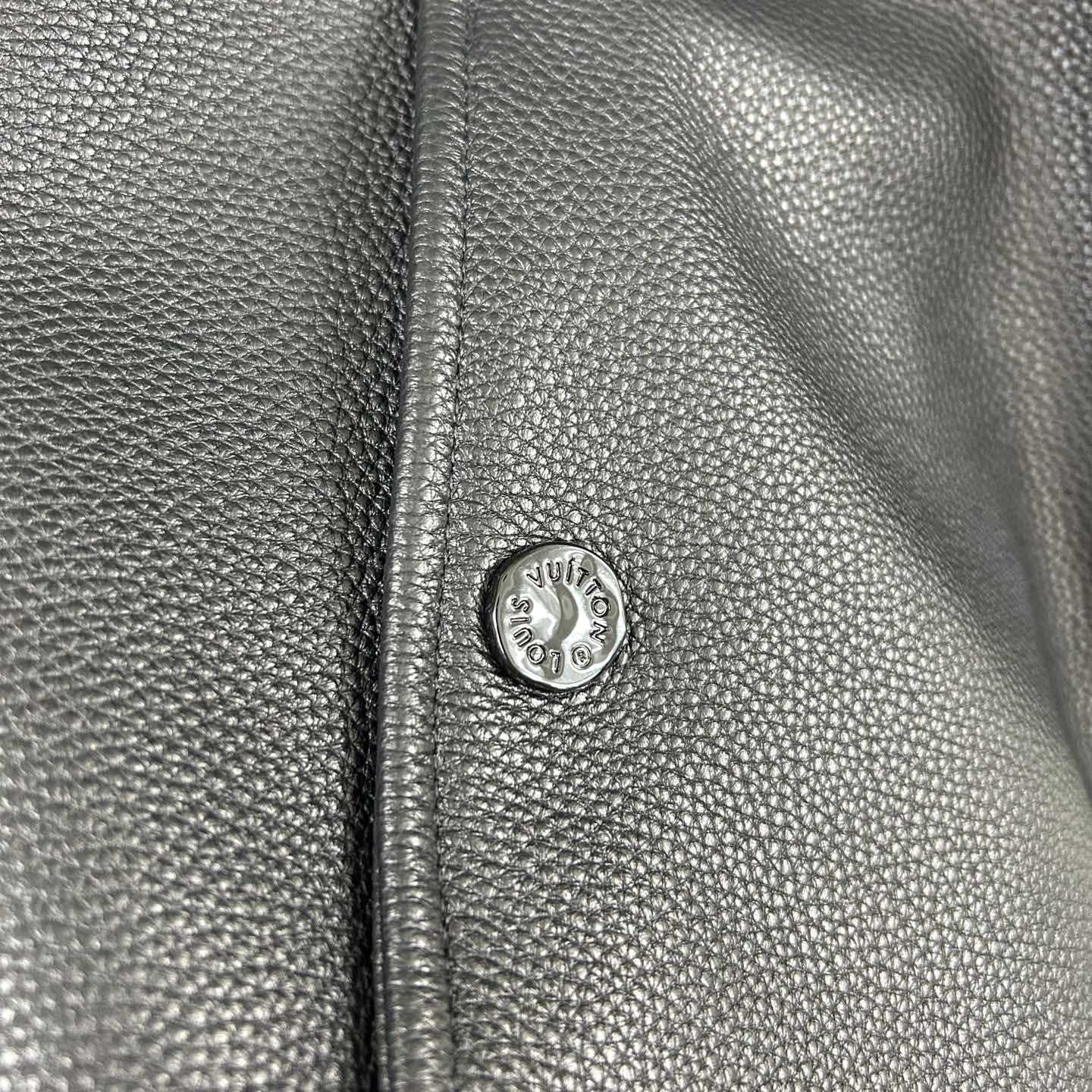 Louis Vuitton Long Leather Coach Jacket - FashionPlug
